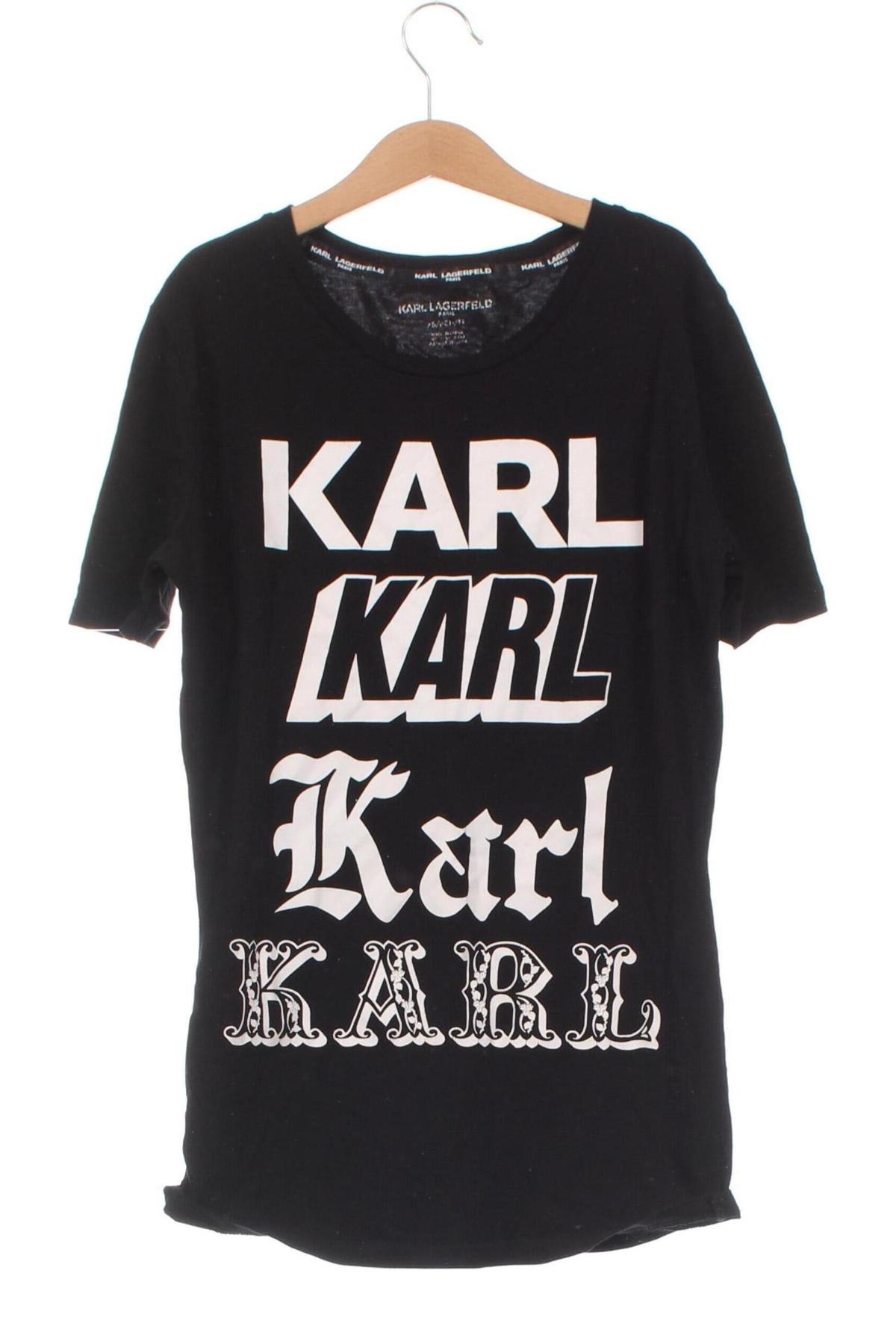 Tricou de femei Karl Lagerfeld, Mărime XS, Culoare Negru, Preț 302,70 Lei