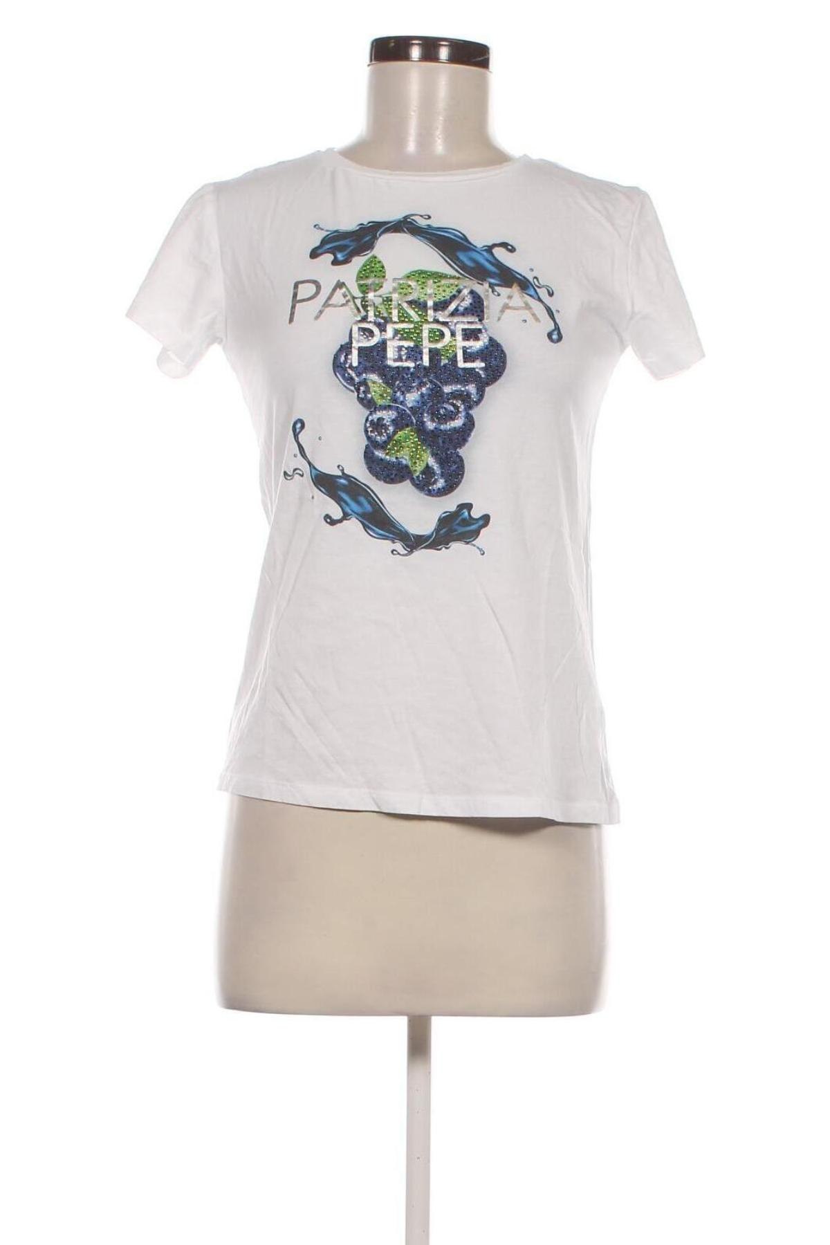 Damen T-Shirt Patrizia Pepe, Größe S, Farbe Weiß, Preis 34,78 €