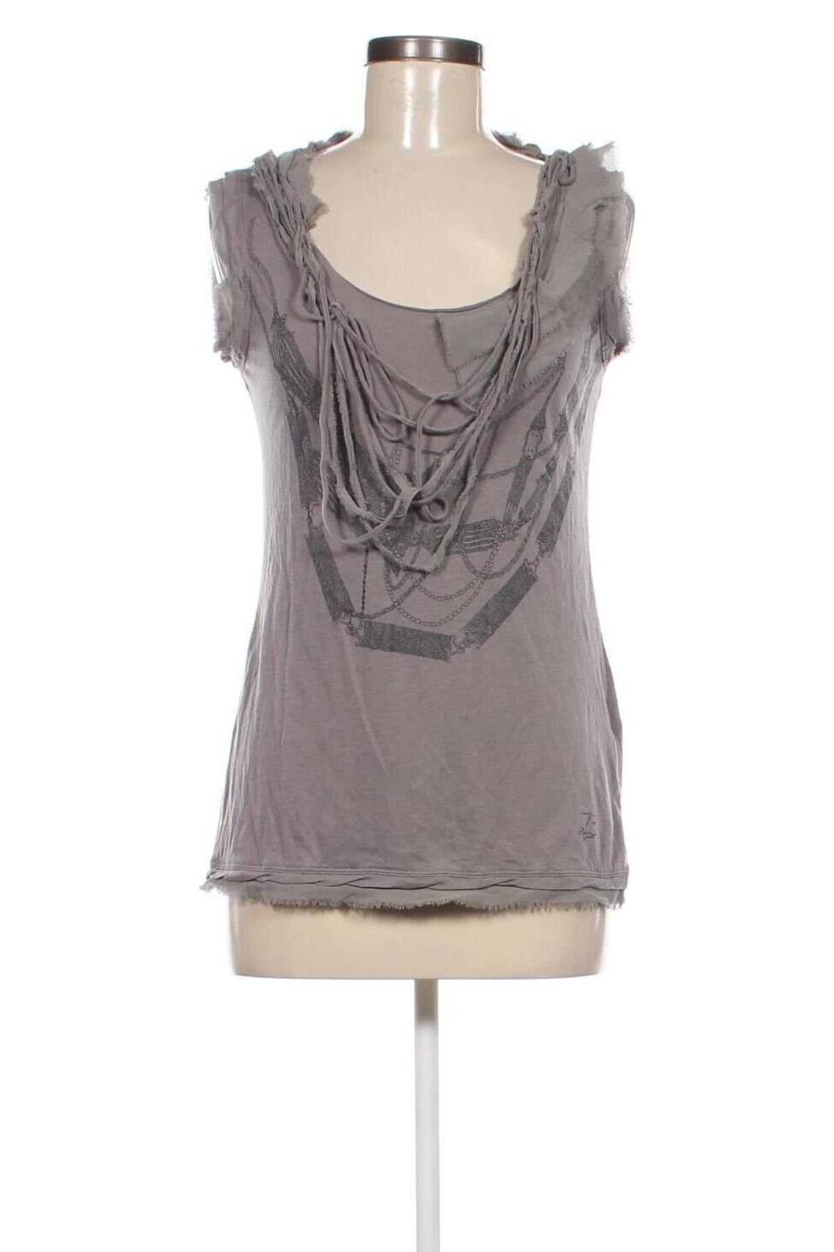 Damen T-Shirt Pepe Jeans, Größe M, Farbe Grau, Preis 13,81 €