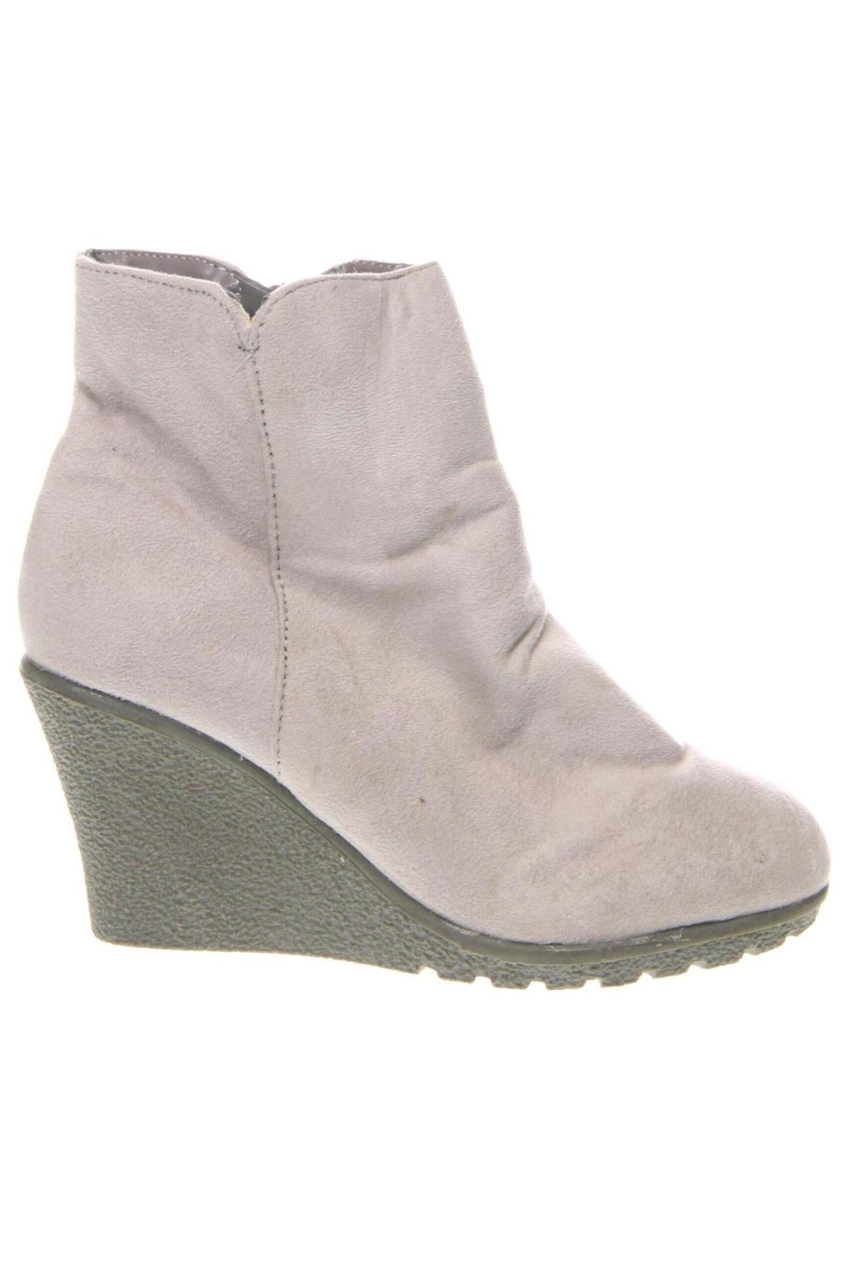 Damen Stiefeletten, Größe 35, Farbe Grau, Preis 14,99 €