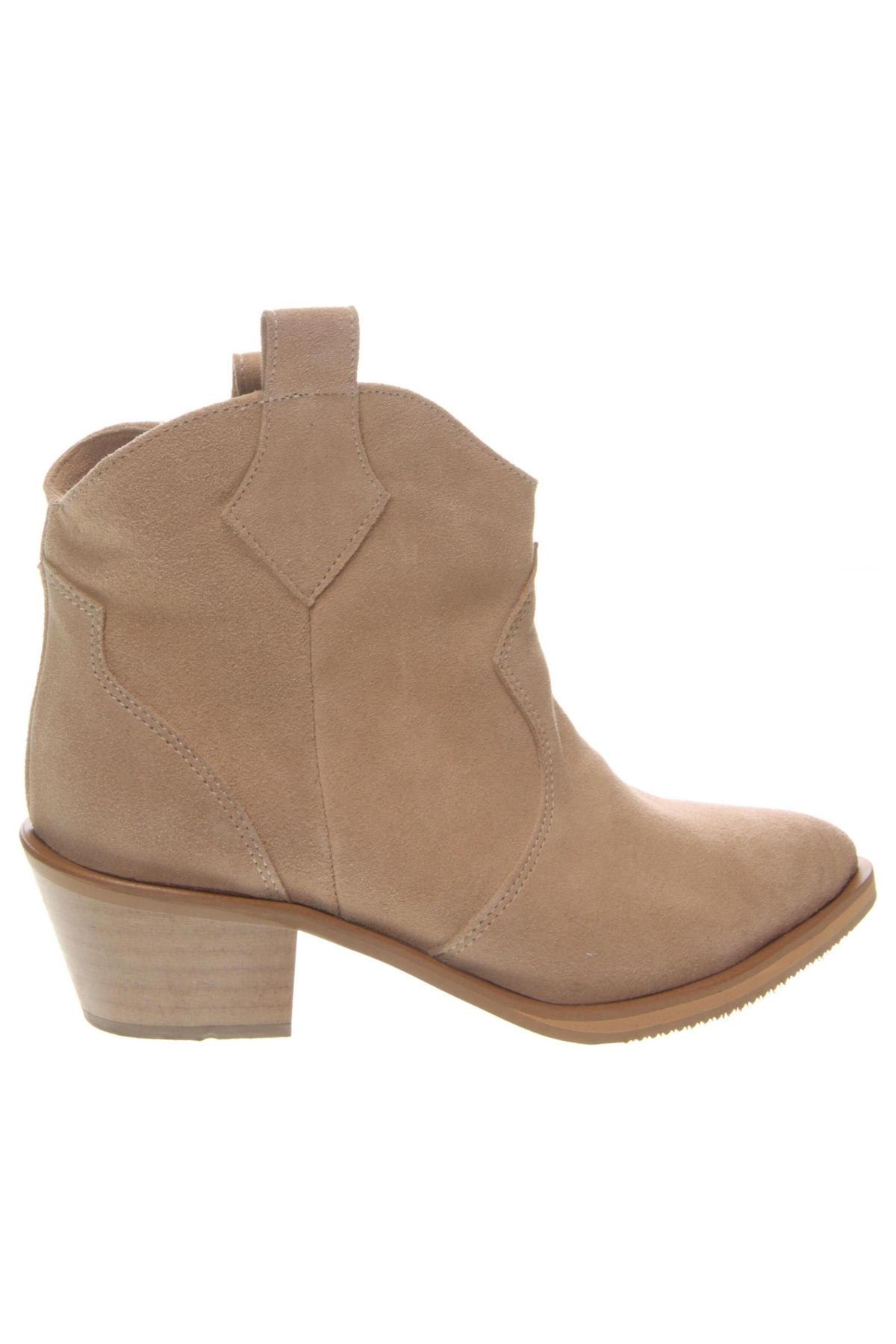 Damen Stiefeletten, Größe 39, Farbe Beige, Preis 47,99 €