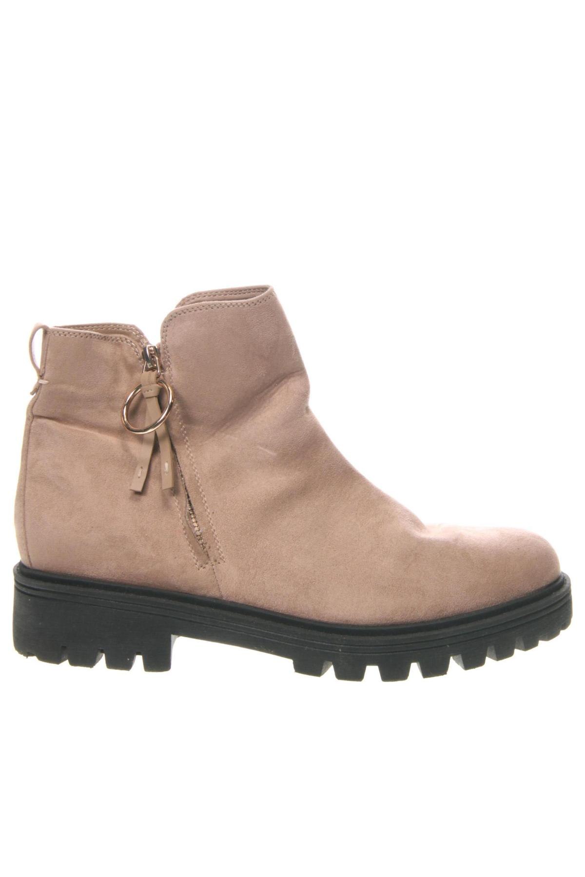 Damen Stiefeletten Graceland, Größe 44, Farbe Beige, Preis 22,49 €