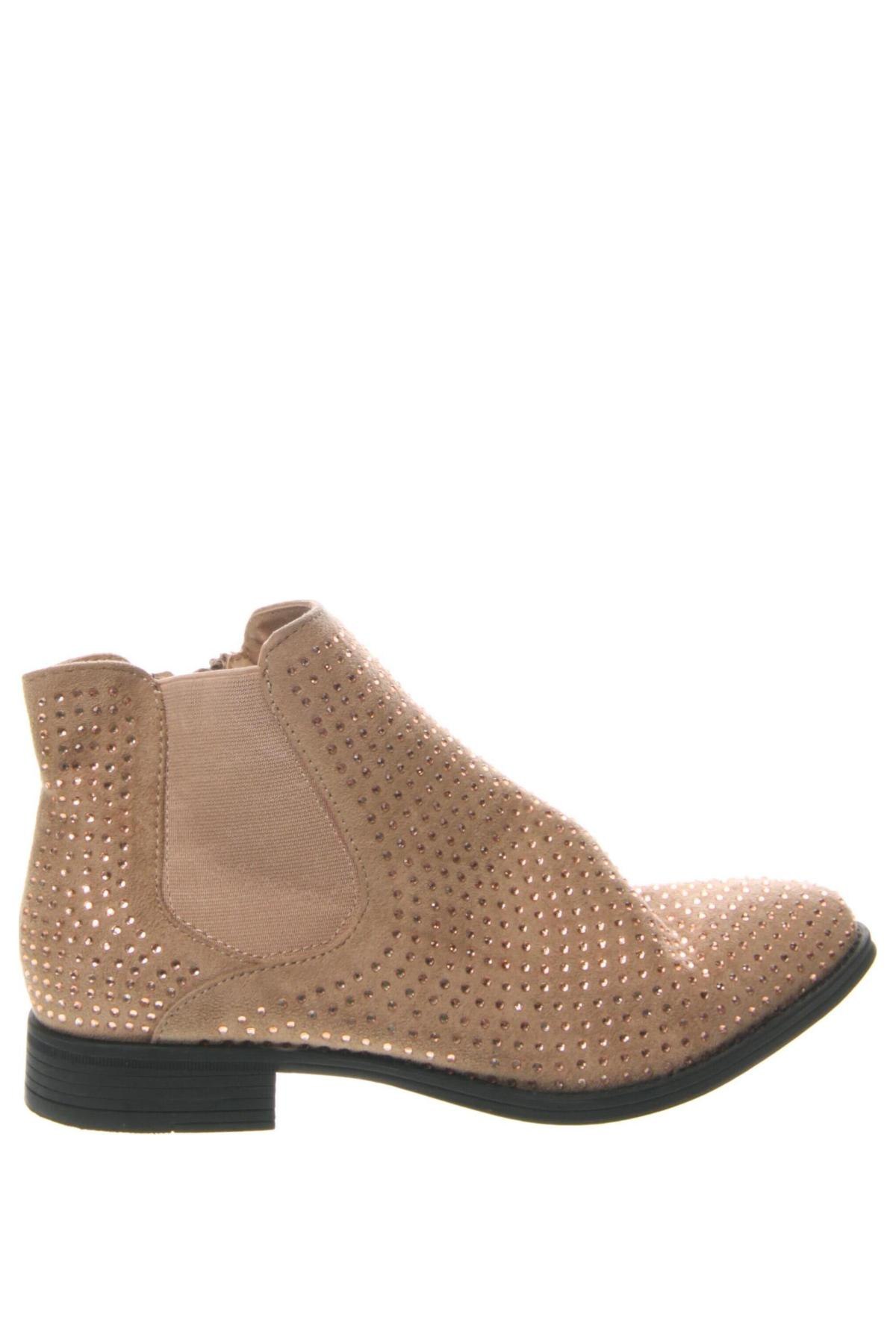 Damen Stiefeletten Ideal Shoes, Größe 38, Farbe Beige, Preis € 43,49