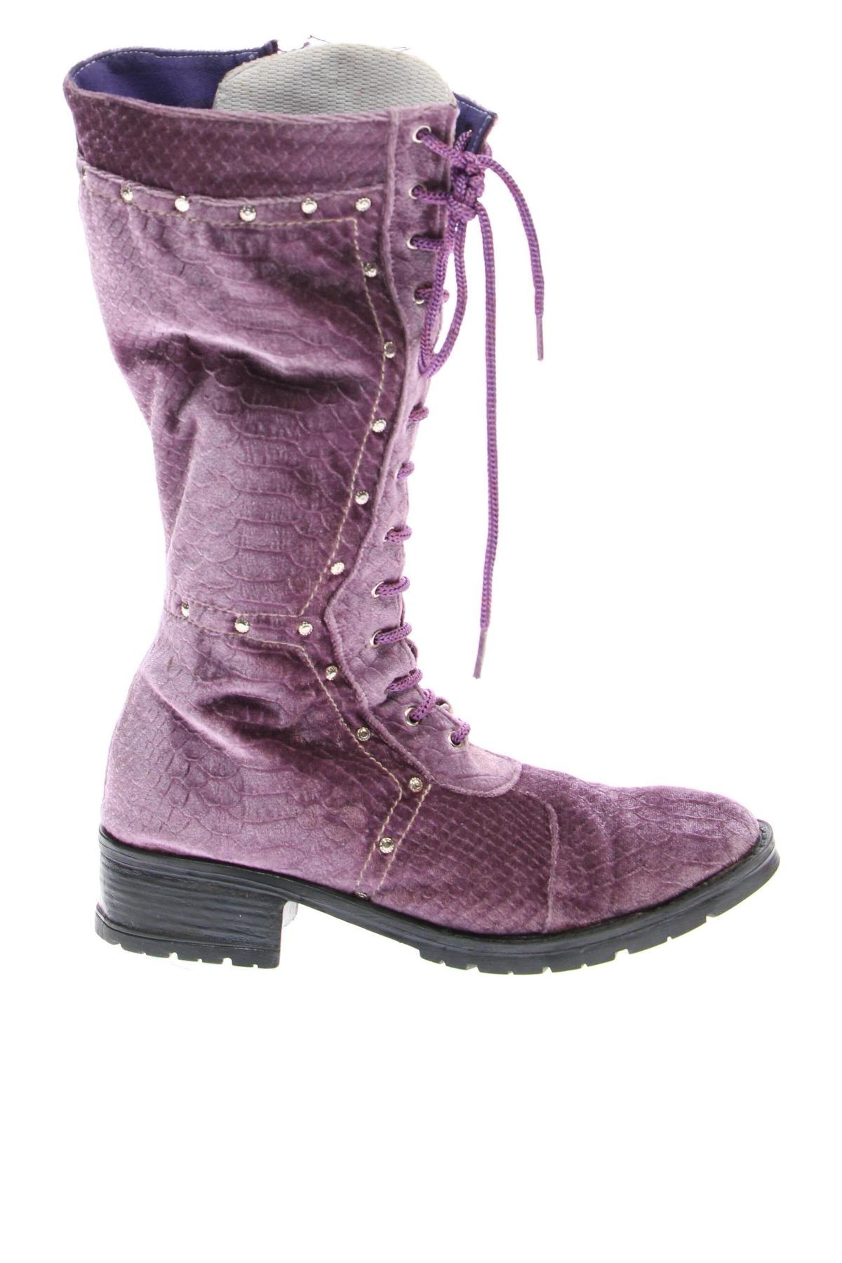 Damenstiefel, Größe 37, Farbe Lila, Preis € 30,00