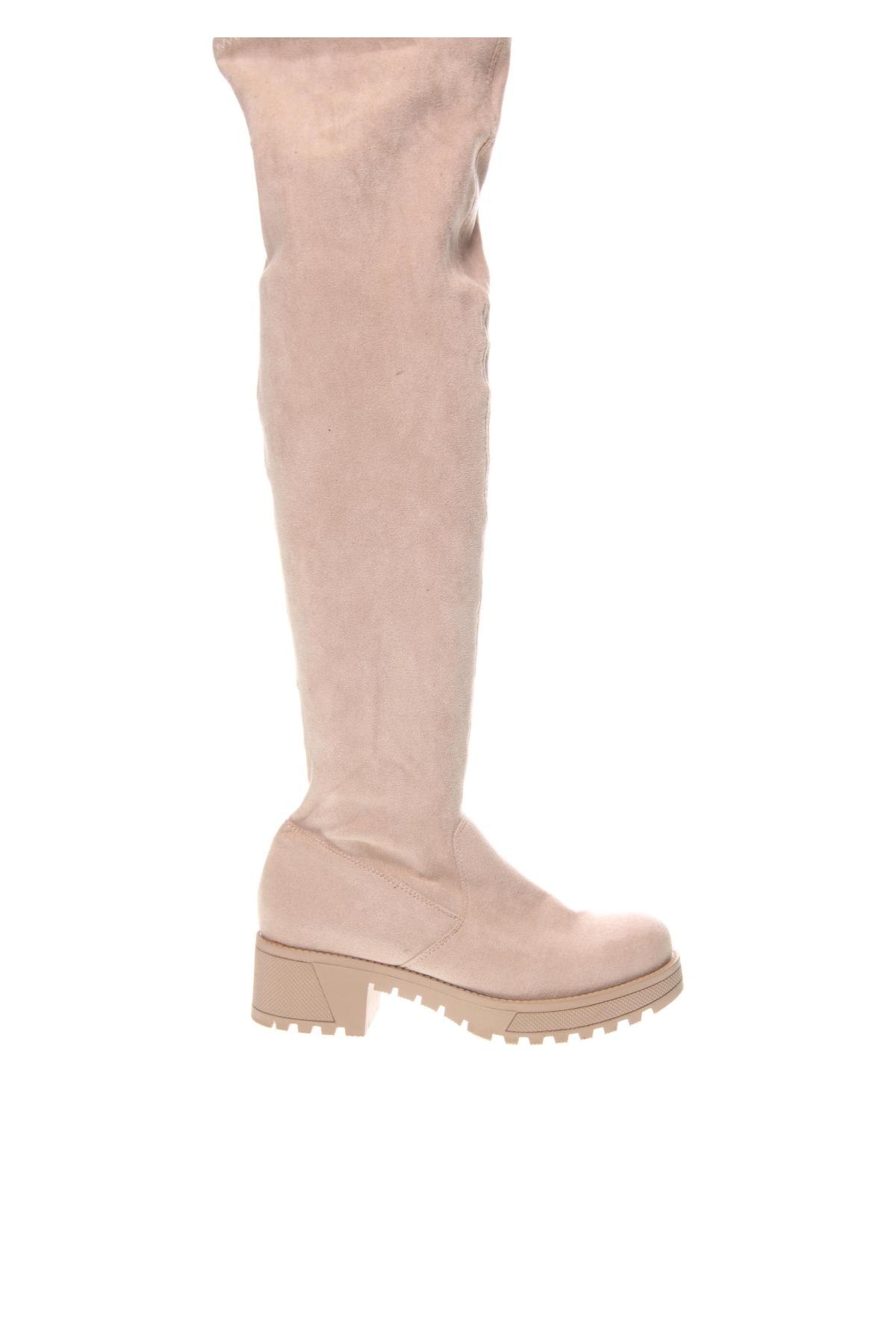 Damenstiefel, Größe 40, Farbe Beige, Preis € 22,99