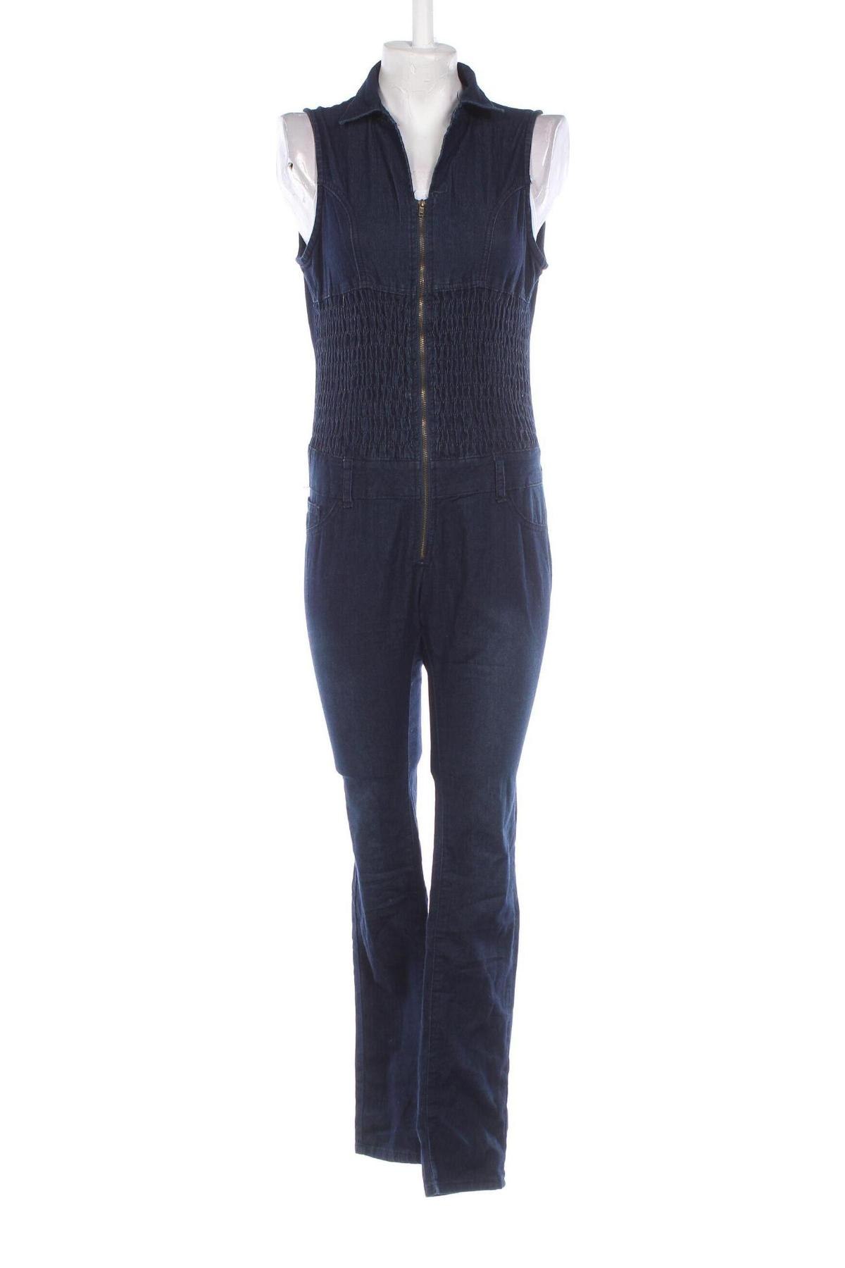 Langer Damen-Overall, Größe L, Farbe Blau, Preis 17,49 €