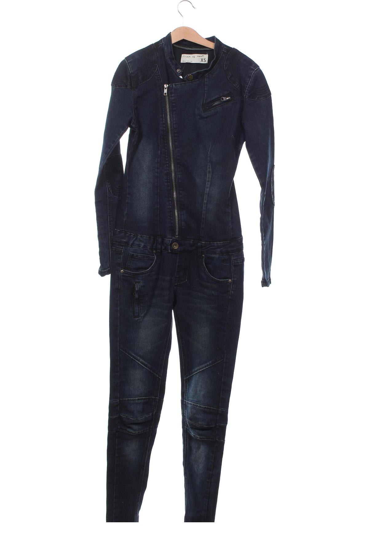 Langer Damen-Overall, Größe XS, Farbe Blau, Preis 46,65 €