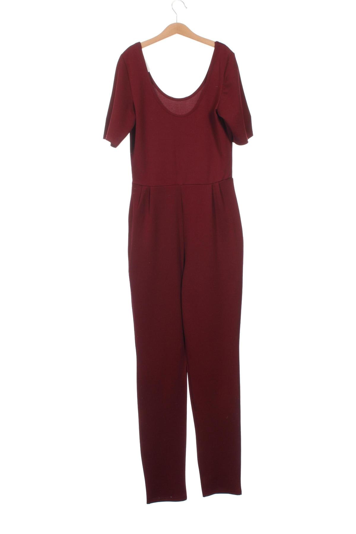 Langer Damen-Overall, Größe XS, Farbe Rot, Preis 16,49 €