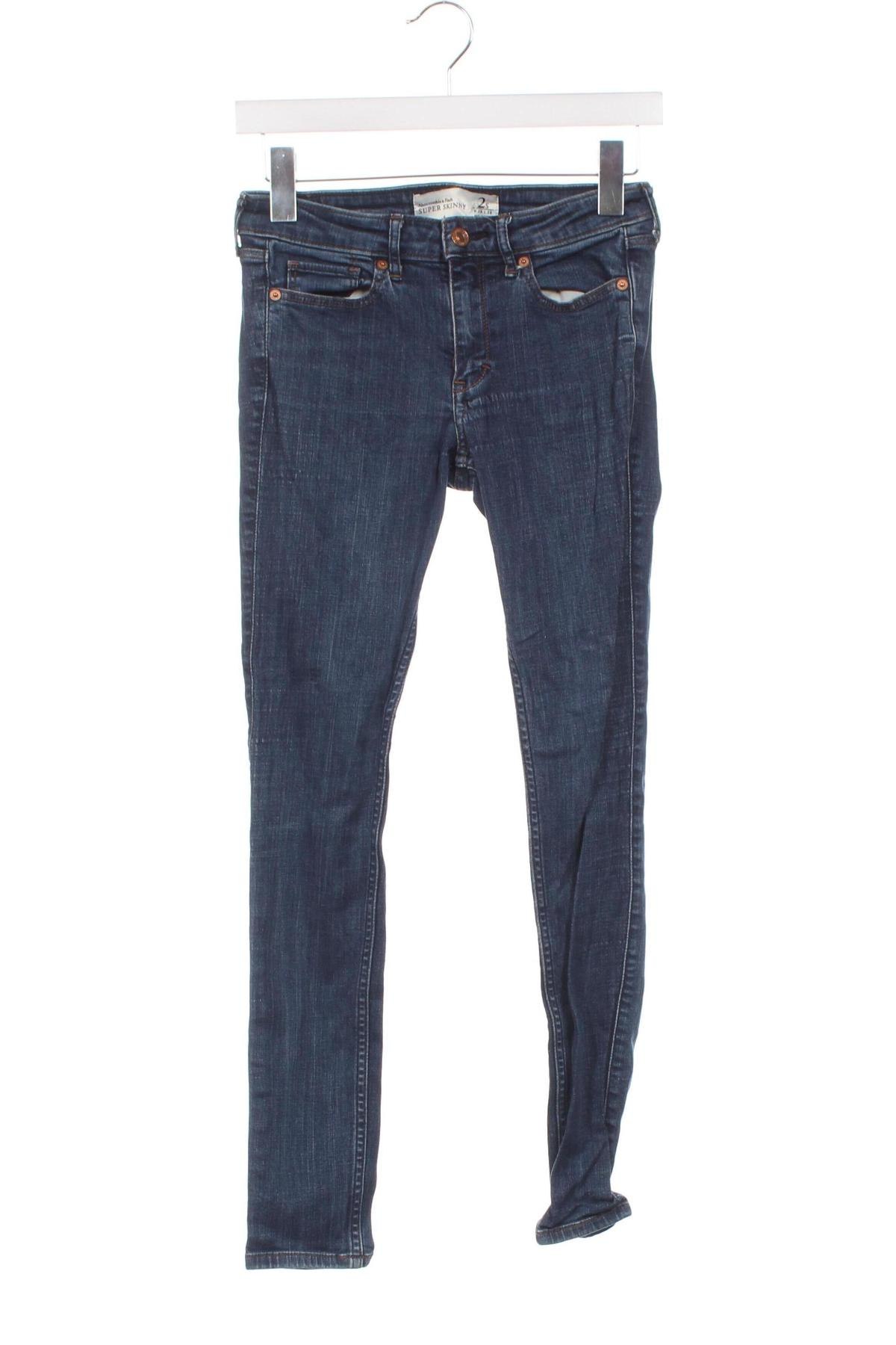 Blugi de femei Abercrombie & Fitch, Mărime XS, Culoare Albastru, Preț 67,99 Lei