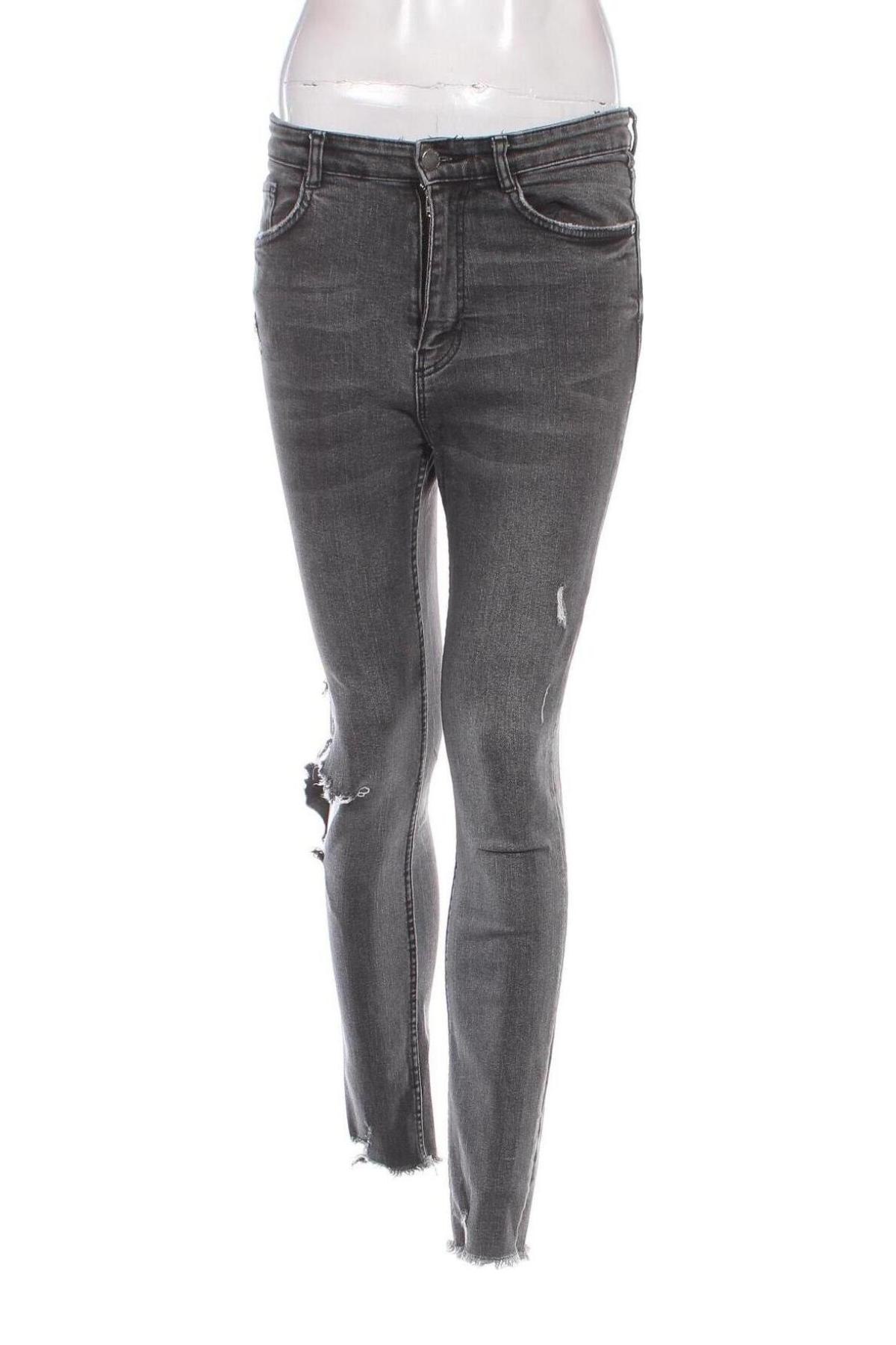 Damen Jeans Authentic Denim, Größe M, Farbe Grau, Preis € 9,99