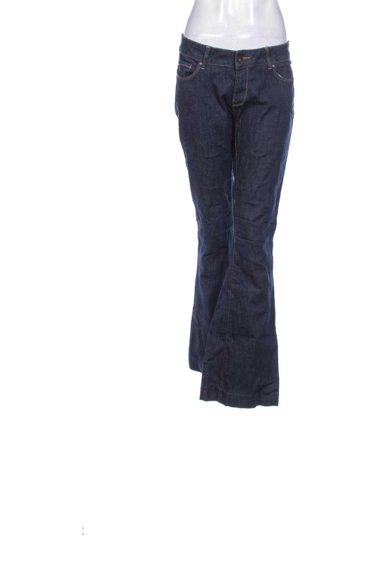 Damskie jeansy Denim By Lindex, Rozmiar L, Kolor Niebieski, Cena 92,99 zł