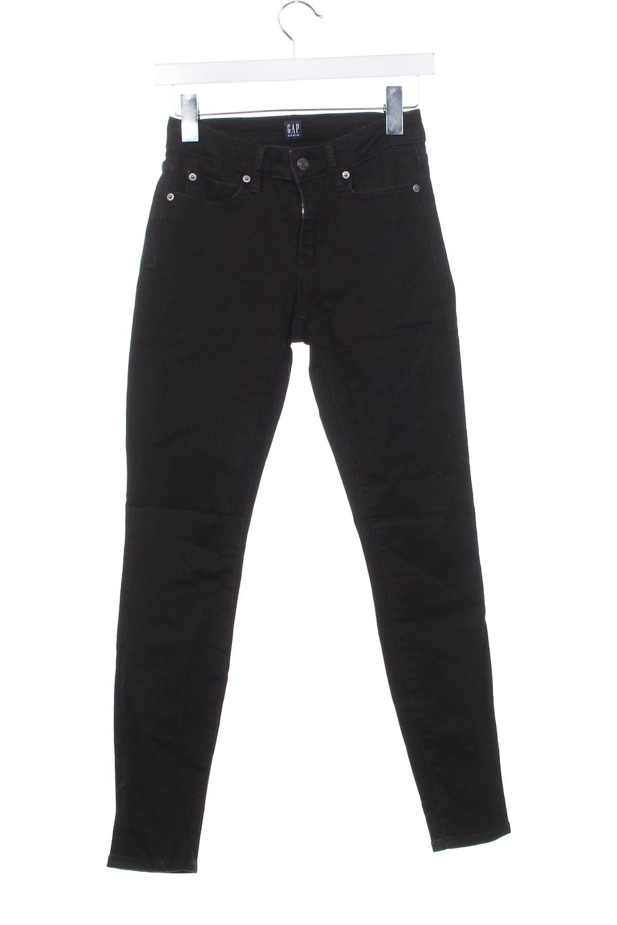 Blugi de femei Gap, Mărime XS, Culoare Negru, Preț 71,99 Lei