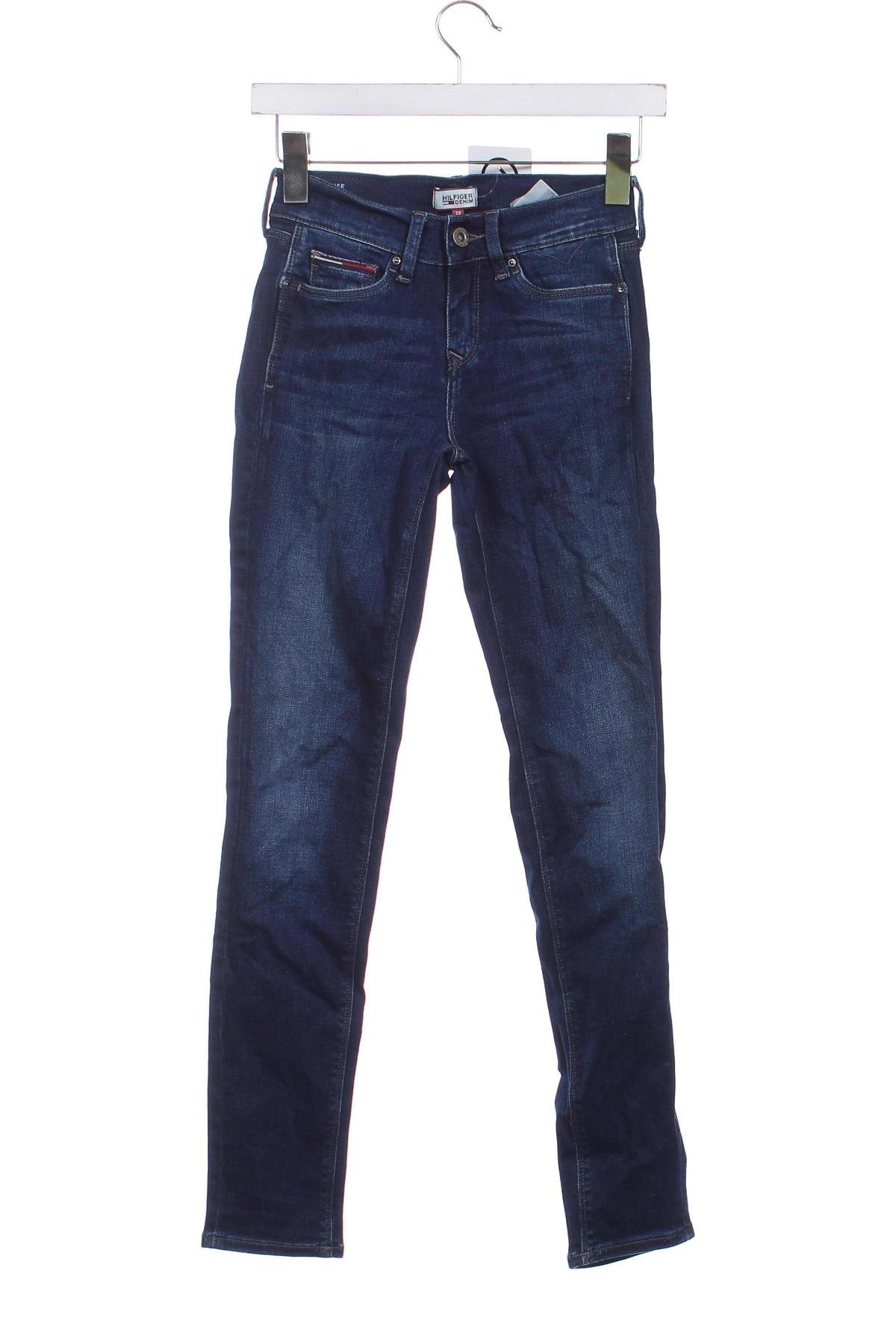 Damskie jeansy Hilfiger Denim, Rozmiar XS, Kolor Niebieski, Cena 142,99 zł