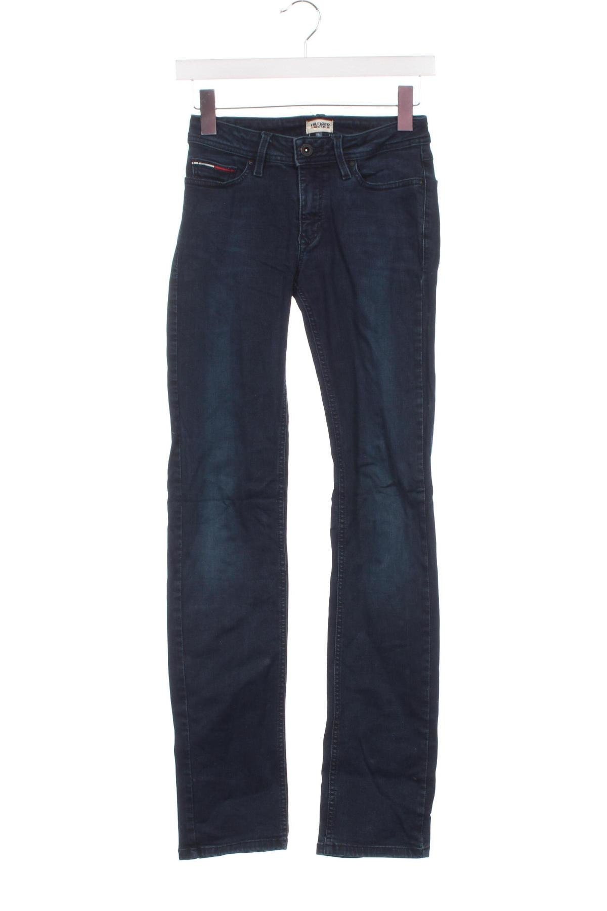 Damskie jeansy Hilfiger Denim, Rozmiar XXS, Kolor Niebieski, Cena 128,99 zł