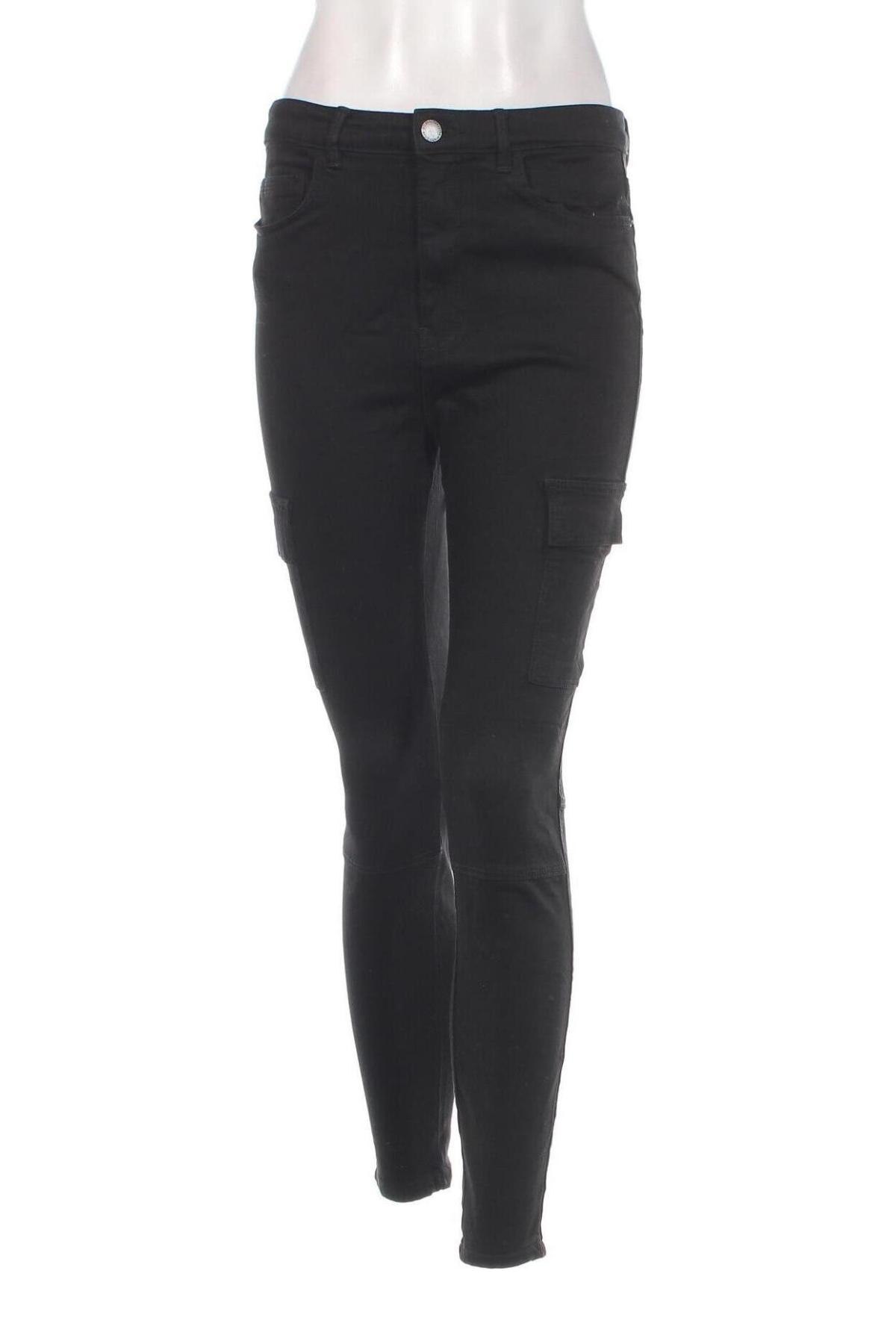 Blugi de femei Stradivarius, Mărime M, Culoare Negru, Preț 41,99 Lei