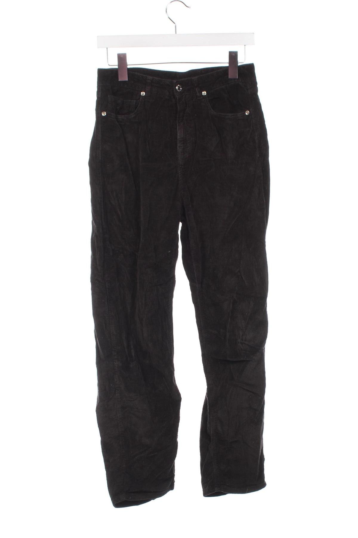 Pantaloni de velvet de femei, Mărime XS, Culoare Negru, Preț 48,99 Lei