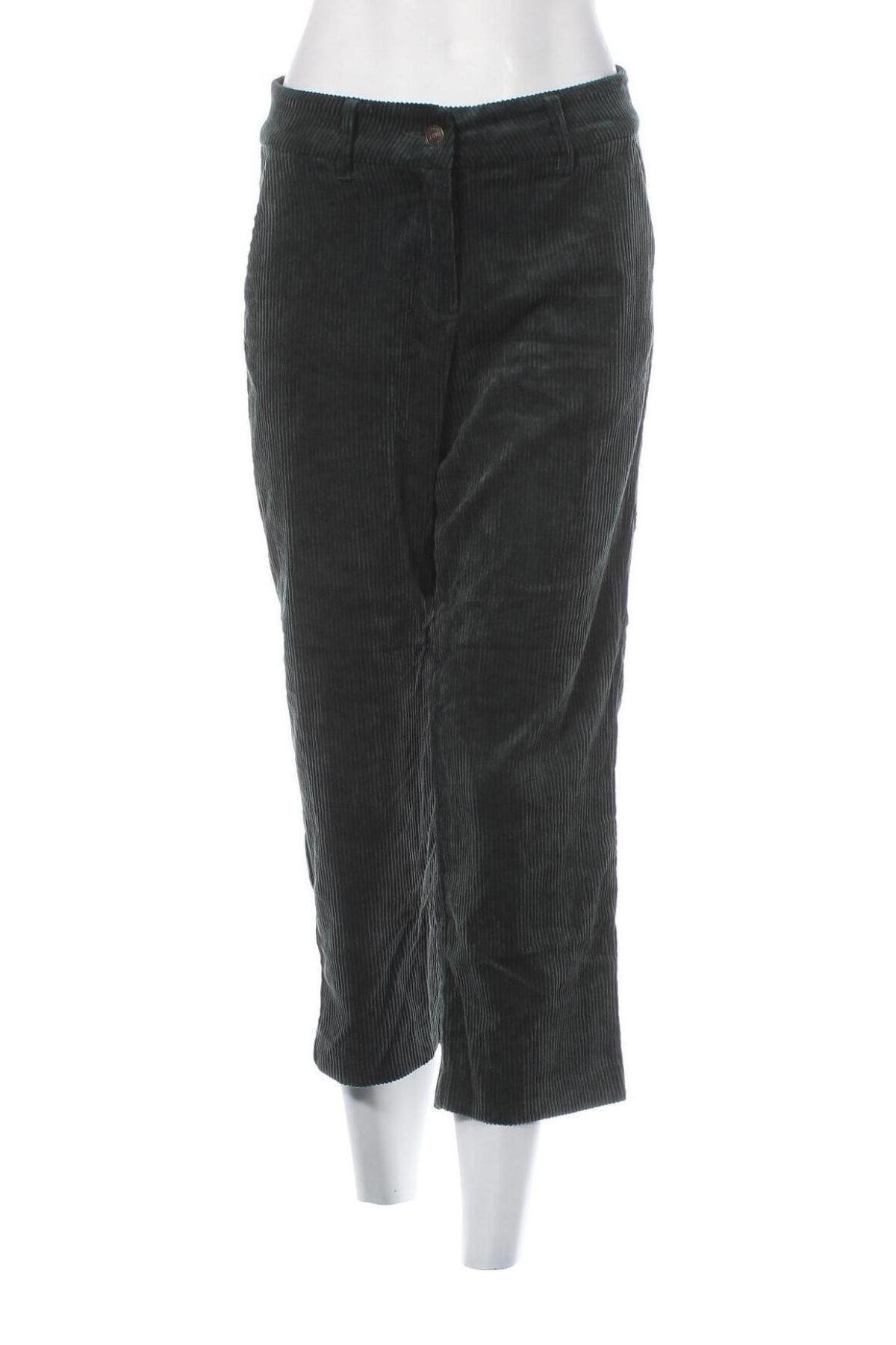 Pantaloni de velvet de femei Marie Lund, Mărime S, Culoare Verde, Preț 157,99 Lei