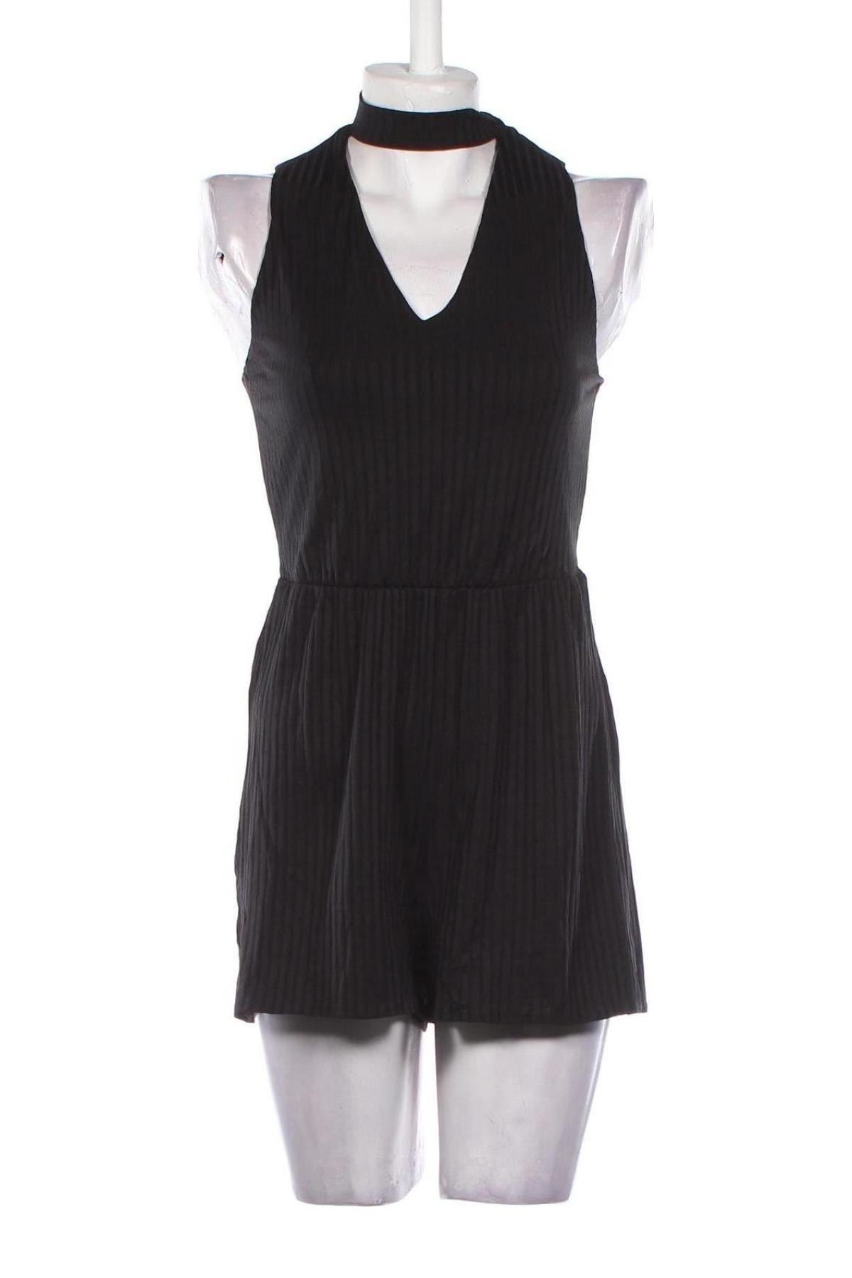 Women's short jumpsuit Bershka, Μέγεθος M, Χρώμα Μαύρο, Τιμή 13,99 €