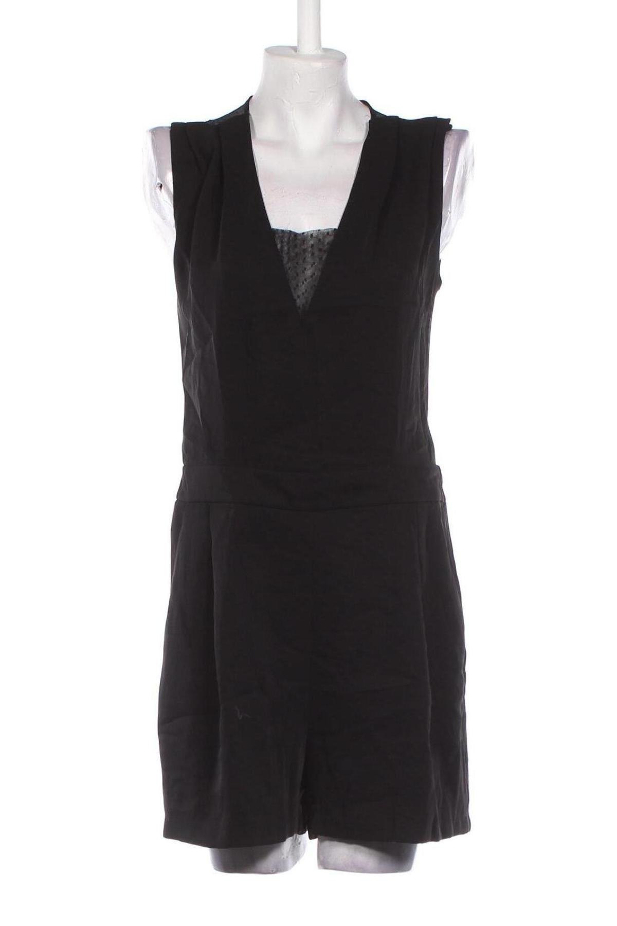 Women's short jumpsuit Zara, Mărime L, Culoare Negru, Preț 78,99 Lei