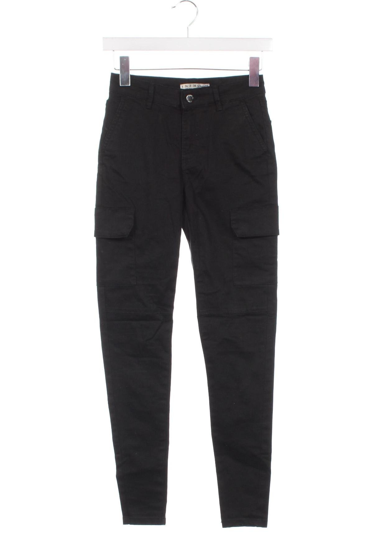 Damenhose Denim Co., Größe XS, Farbe Schwarz, Preis 10,49 €