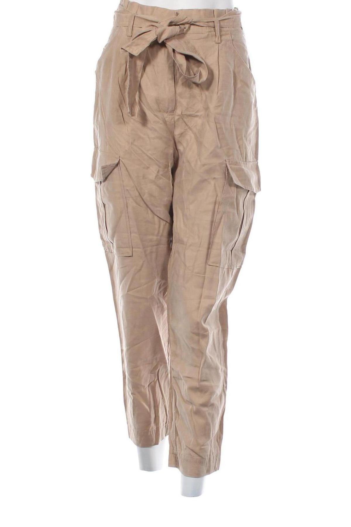 Damenhose H&M, Größe L, Farbe Beige, Preis 10,49 €