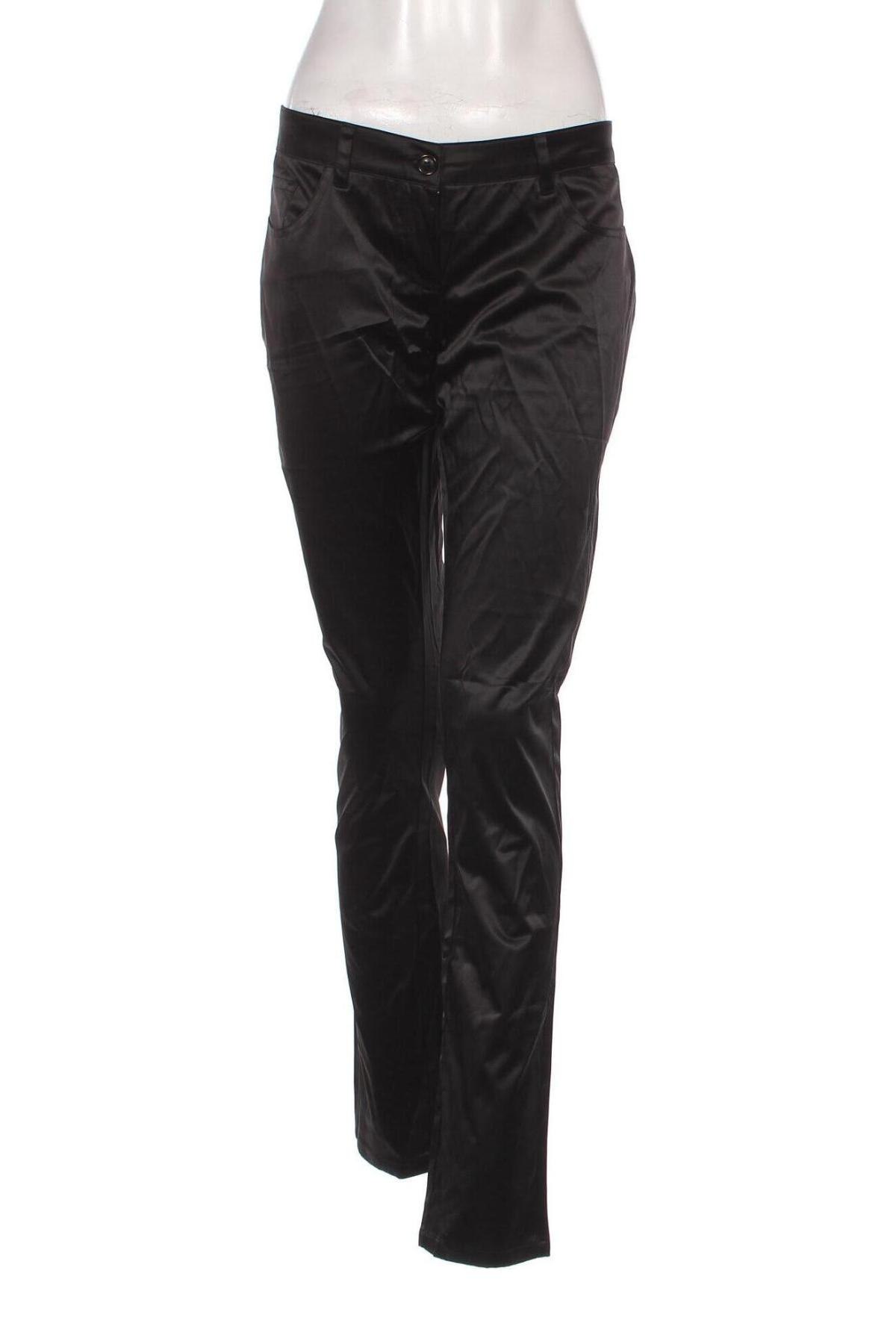 Pantaloni de femei Piazza Italia, Mărime L, Culoare Negru, Preț 48,99 Lei