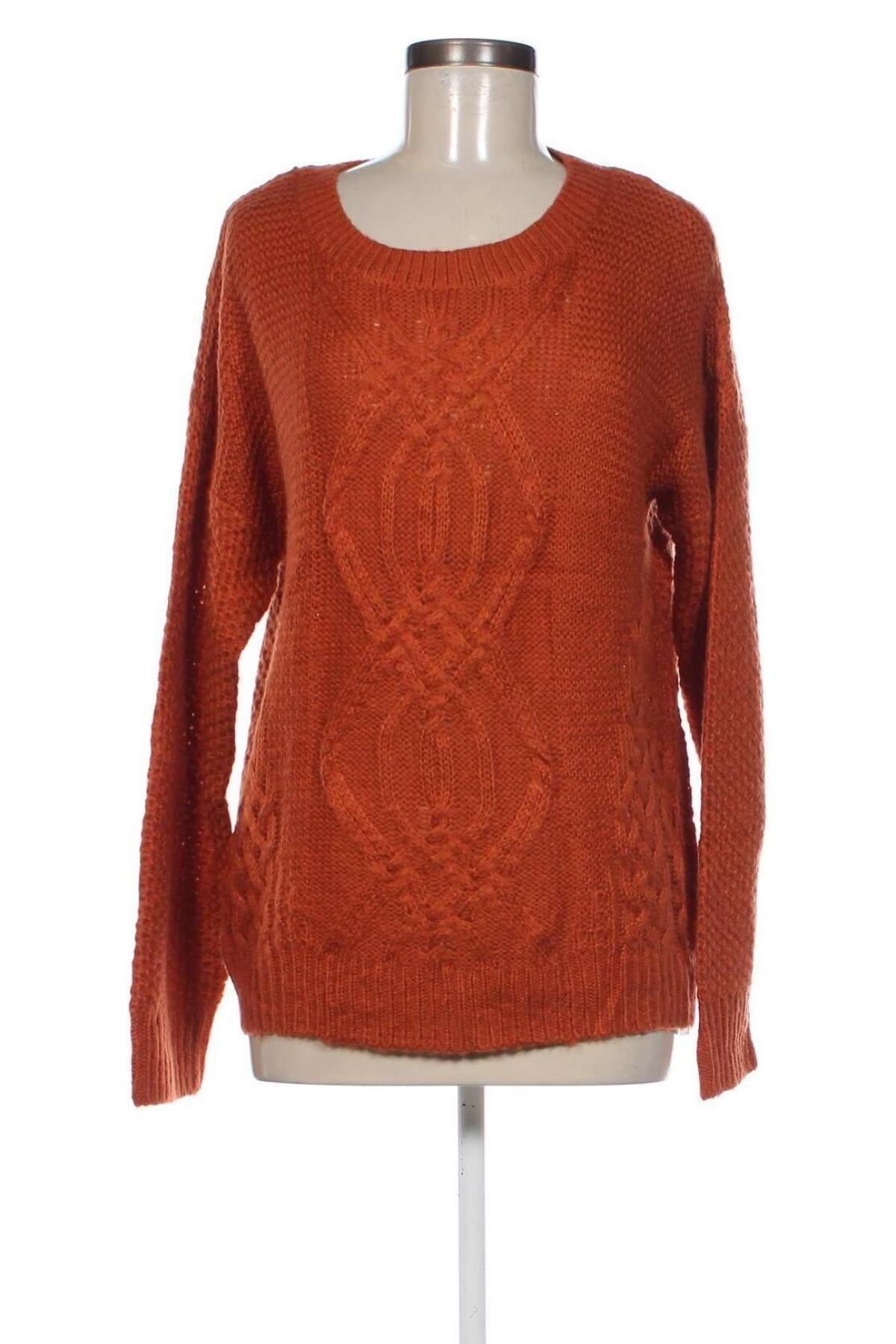 Damenpullover C&A, Größe L, Farbe Orange, Preis 11,99 €