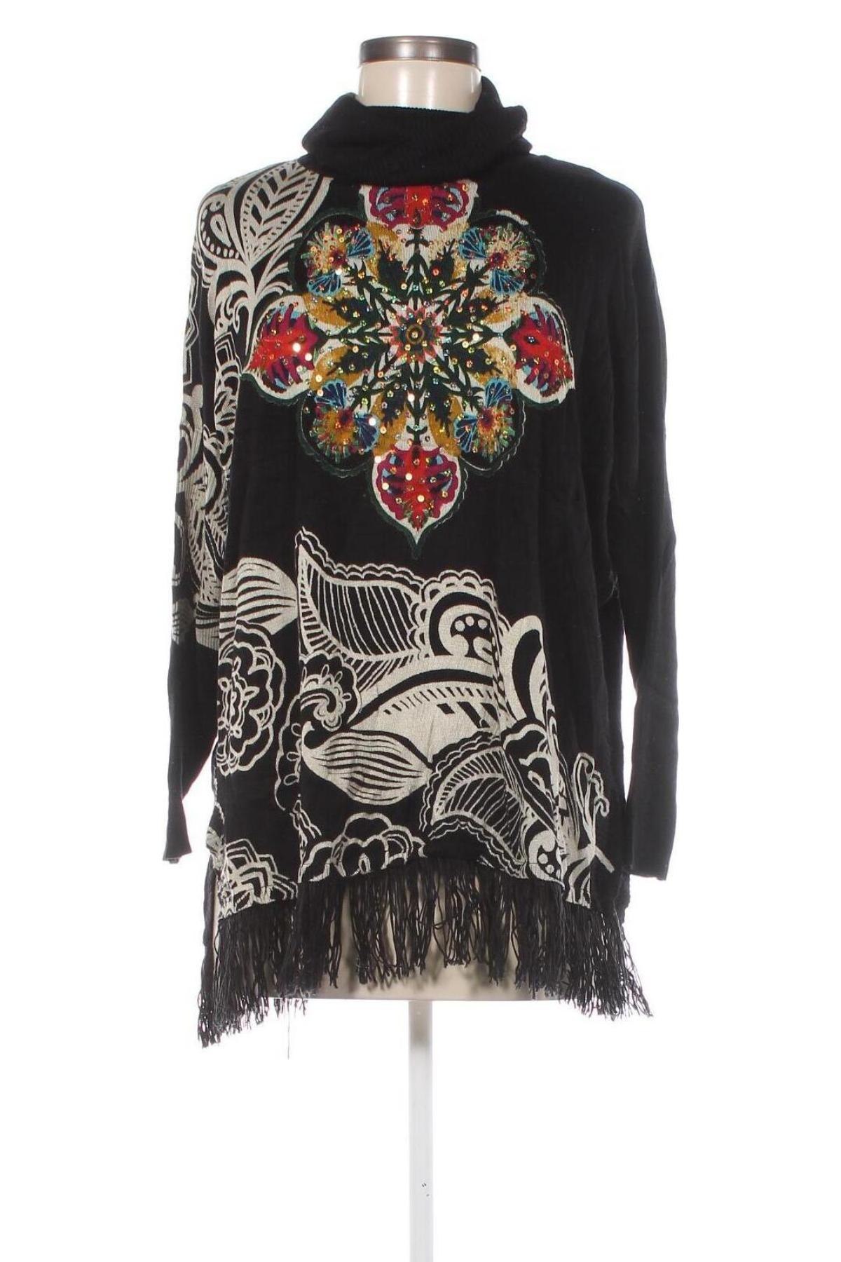 Damenpullover Desigual, Größe L, Farbe Schwarz, Preis € 43,49