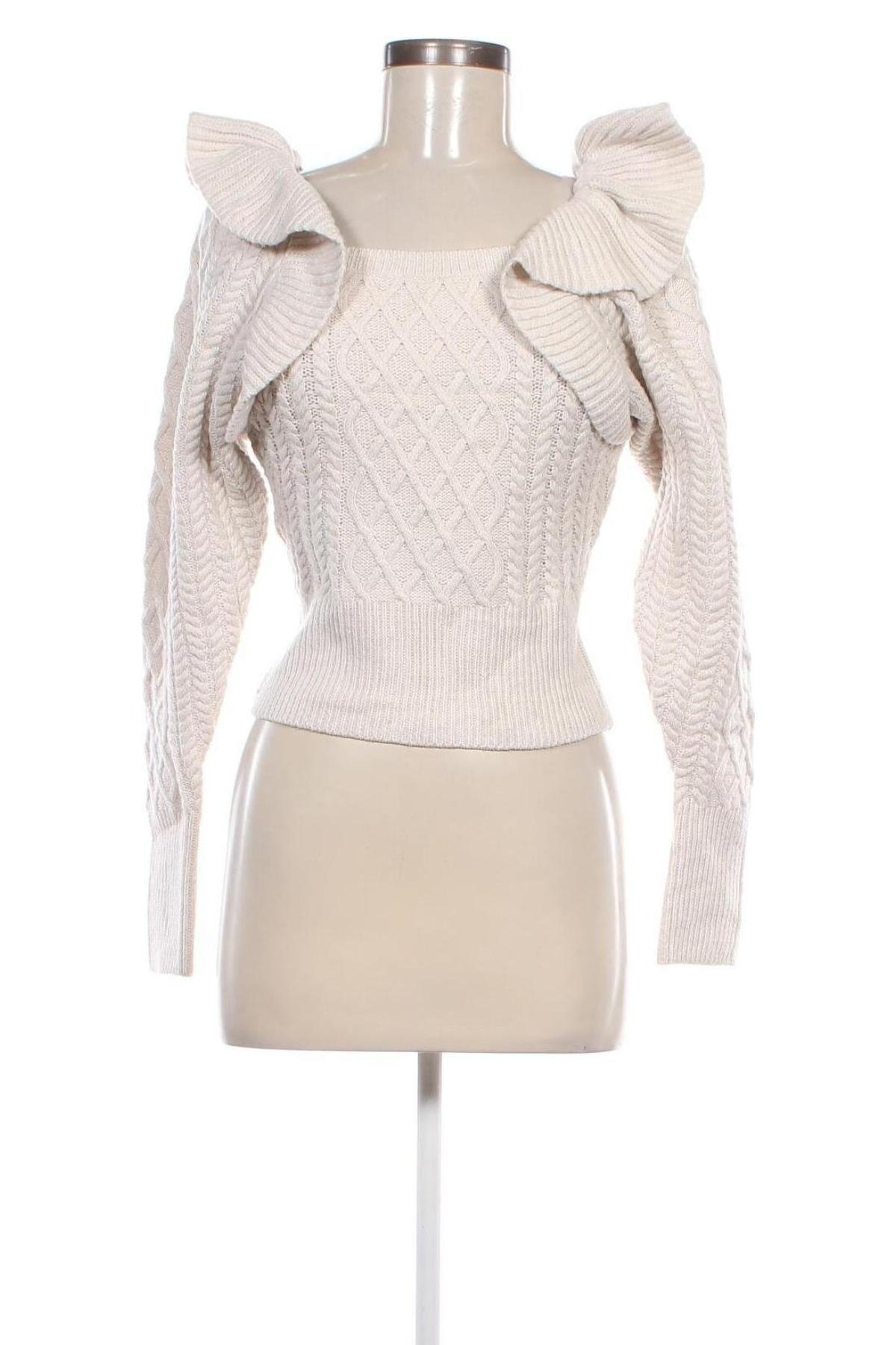 Damski sweter H&M, Rozmiar S, Kolor ecru, Cena 92,99 zł