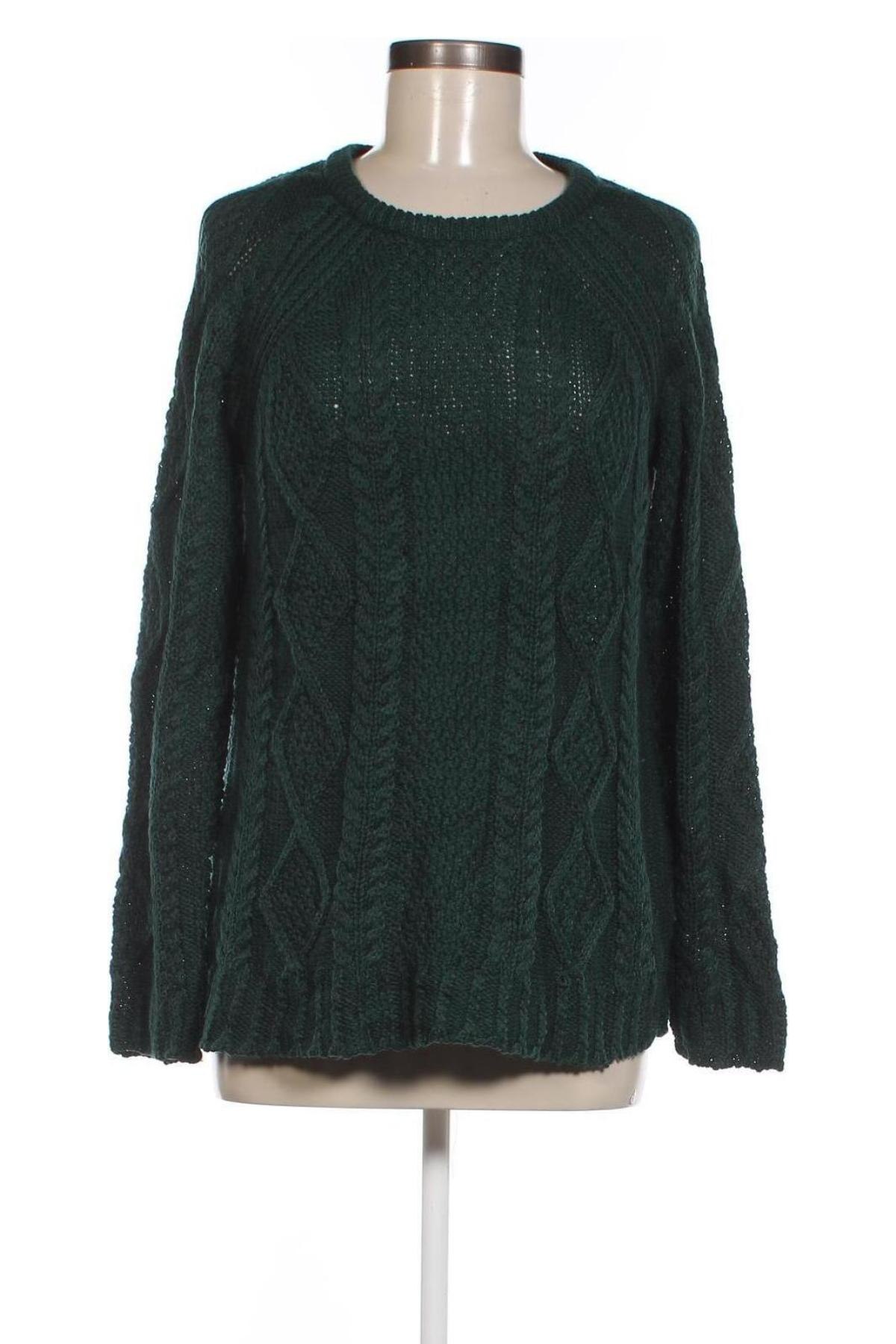 Pulover de femei Pull&Bear, Mărime XL, Culoare Verde, Preț 95,99 Lei