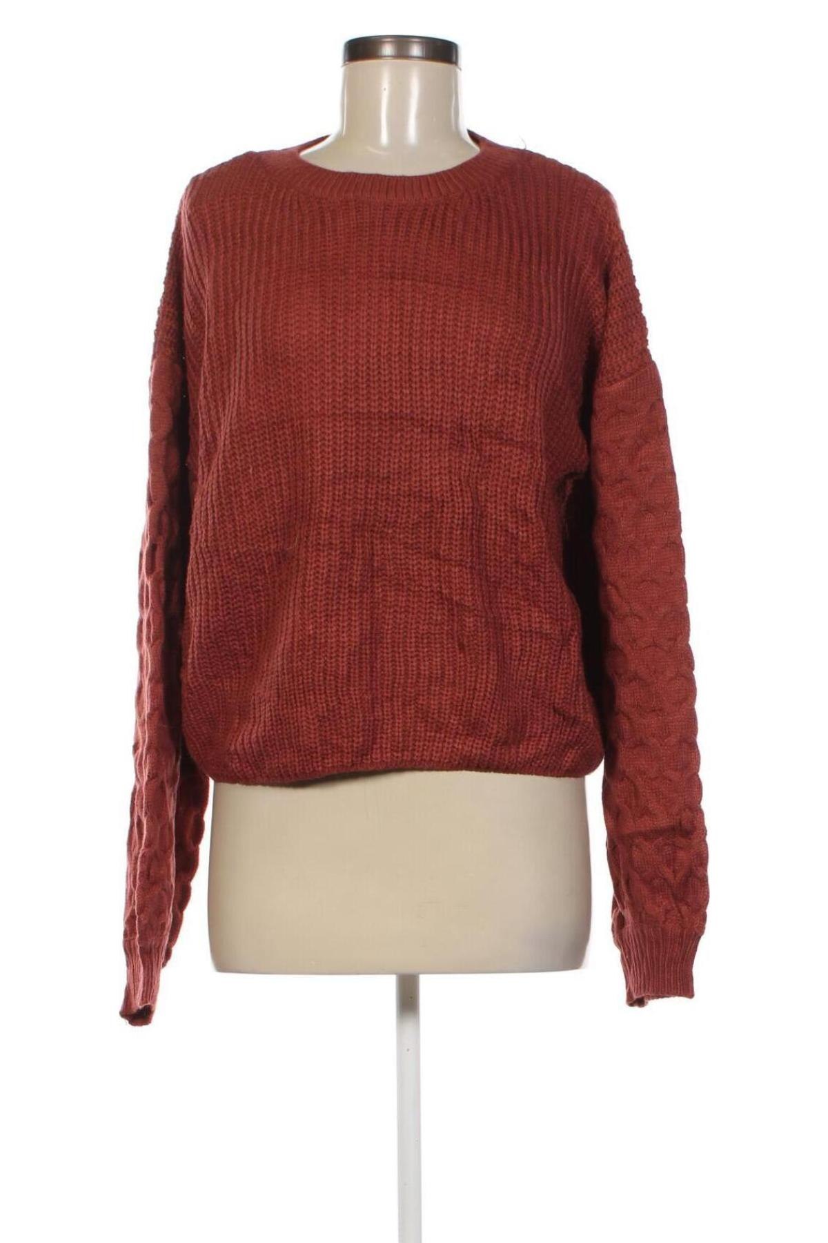 Damski sweter SHEIN, Rozmiar XL, Kolor Czerwony, Cena 54,99 zł