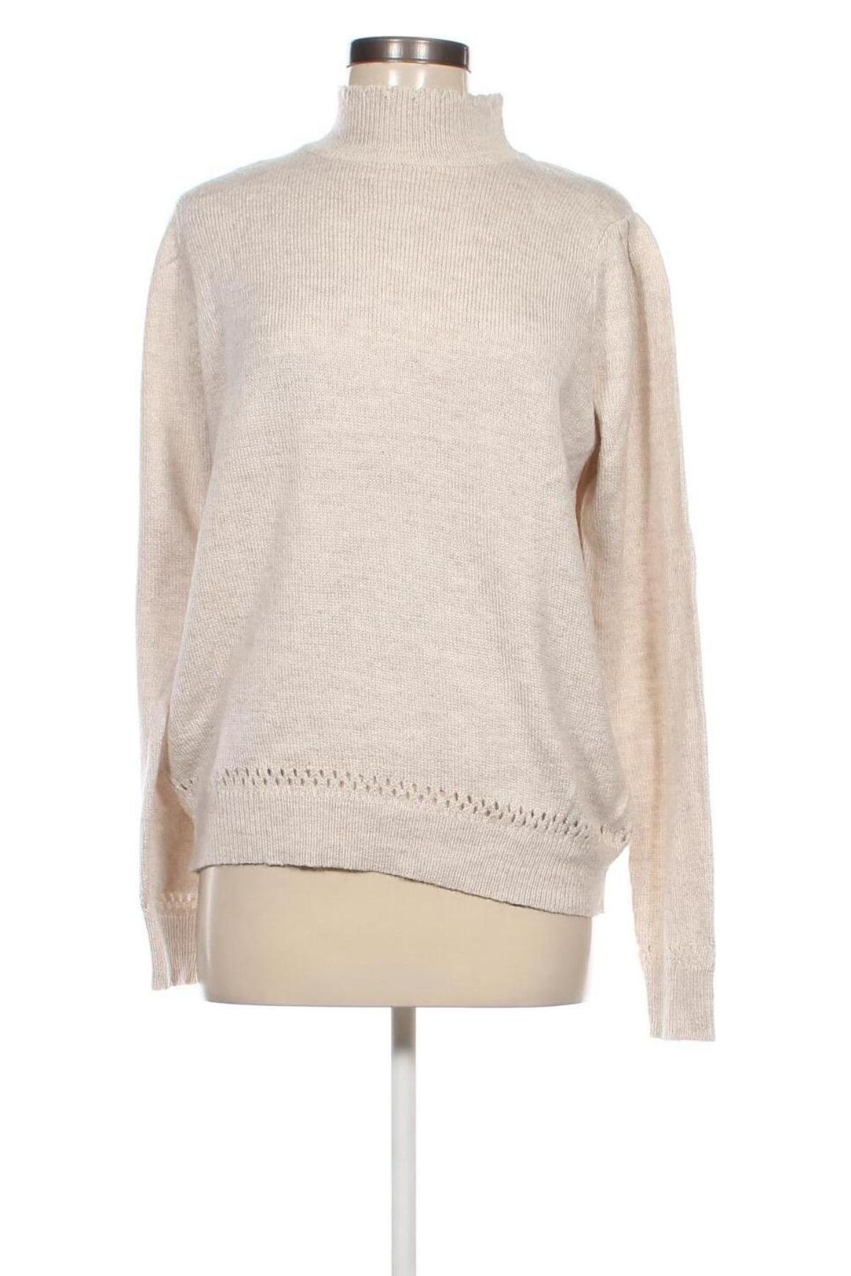 Damenpullover VILA, Größe M, Farbe Beige, Preis 11,35 €