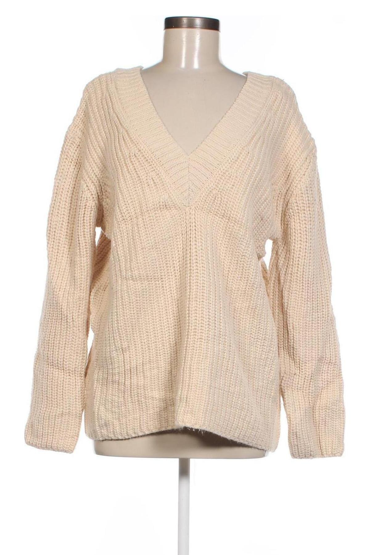 Damenpullover Zara, Größe M, Farbe Beige, Preis 18,99 €