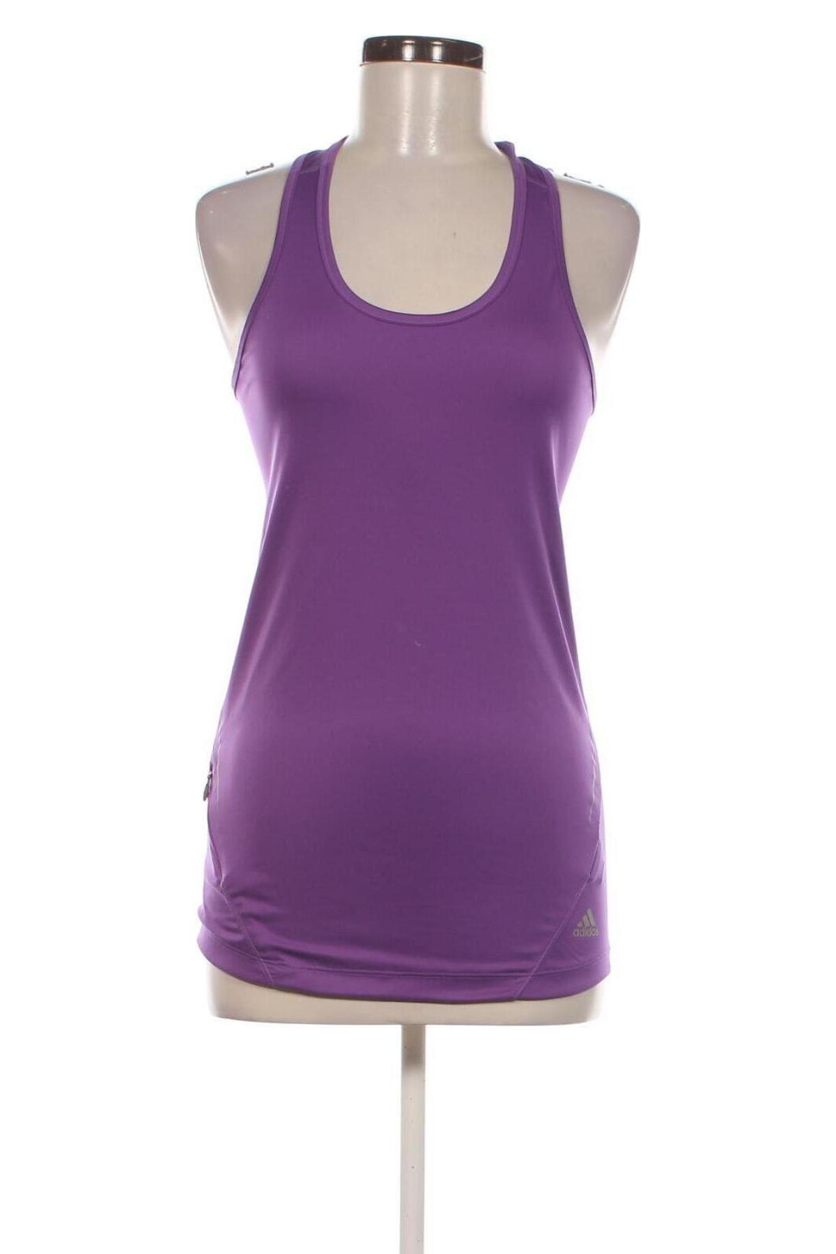 Damen Sporttop Adidas, Größe M, Farbe Lila, Preis € 10,99