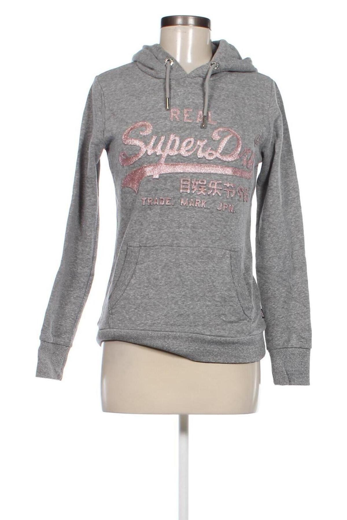 Damen Sweatshirt Superdry, Größe S, Farbe Grau, Preis € 32,99