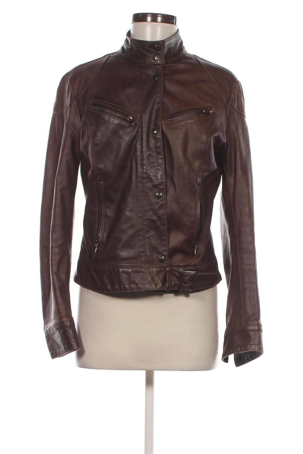 Damen Lederjacke, Größe L, Farbe Braun, Preis € 32,49