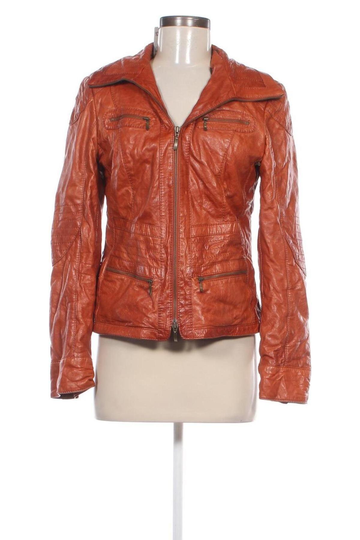 Damen Lederjacke Crisca, Größe XS, Farbe Braun, Preis 49,99 €