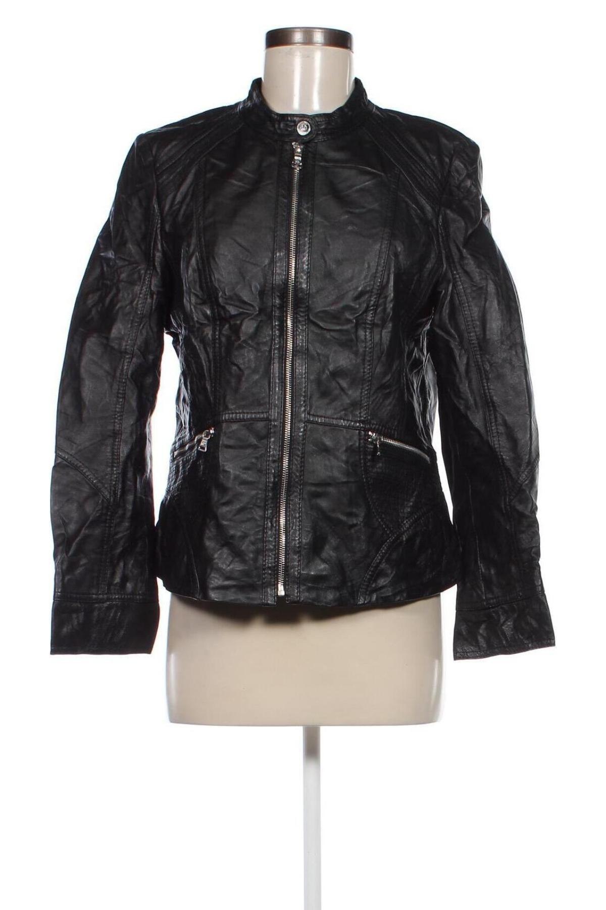 Damen Lederjacke Gerry Weber, Größe S, Farbe Schwarz, Preis 57,49 €