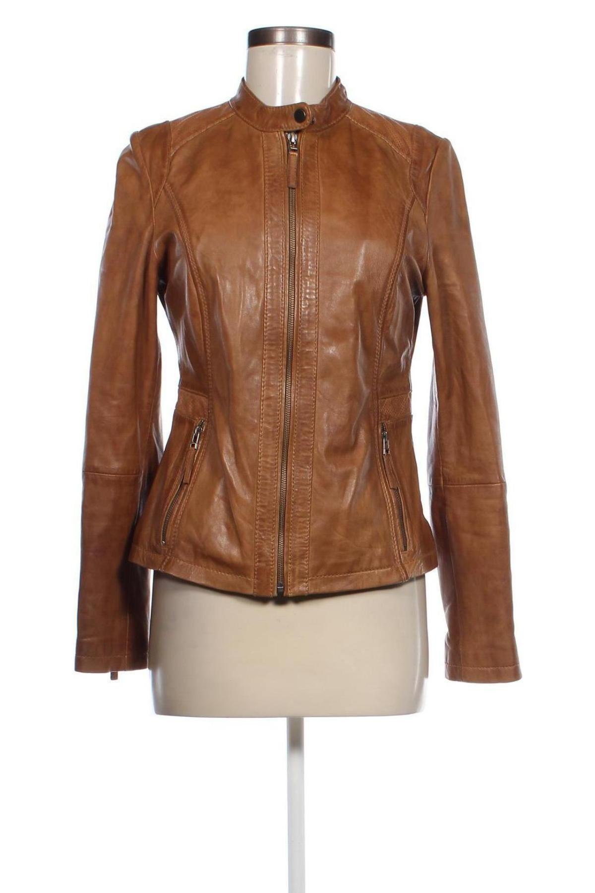 Damen Lederjacke Street One, Größe M, Farbe Braun, Preis € 123,99