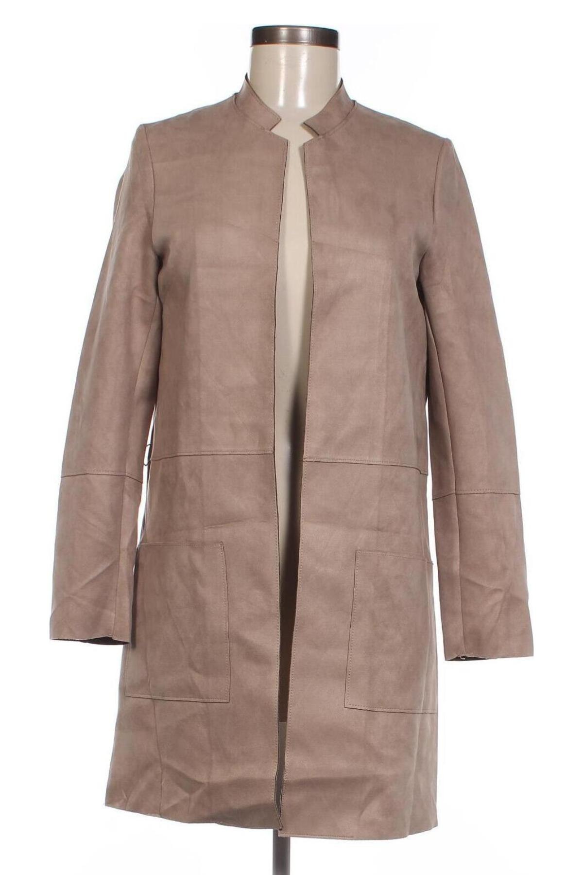 Damenmantel H&M, Größe S, Farbe Beige, Preis 20,99 €