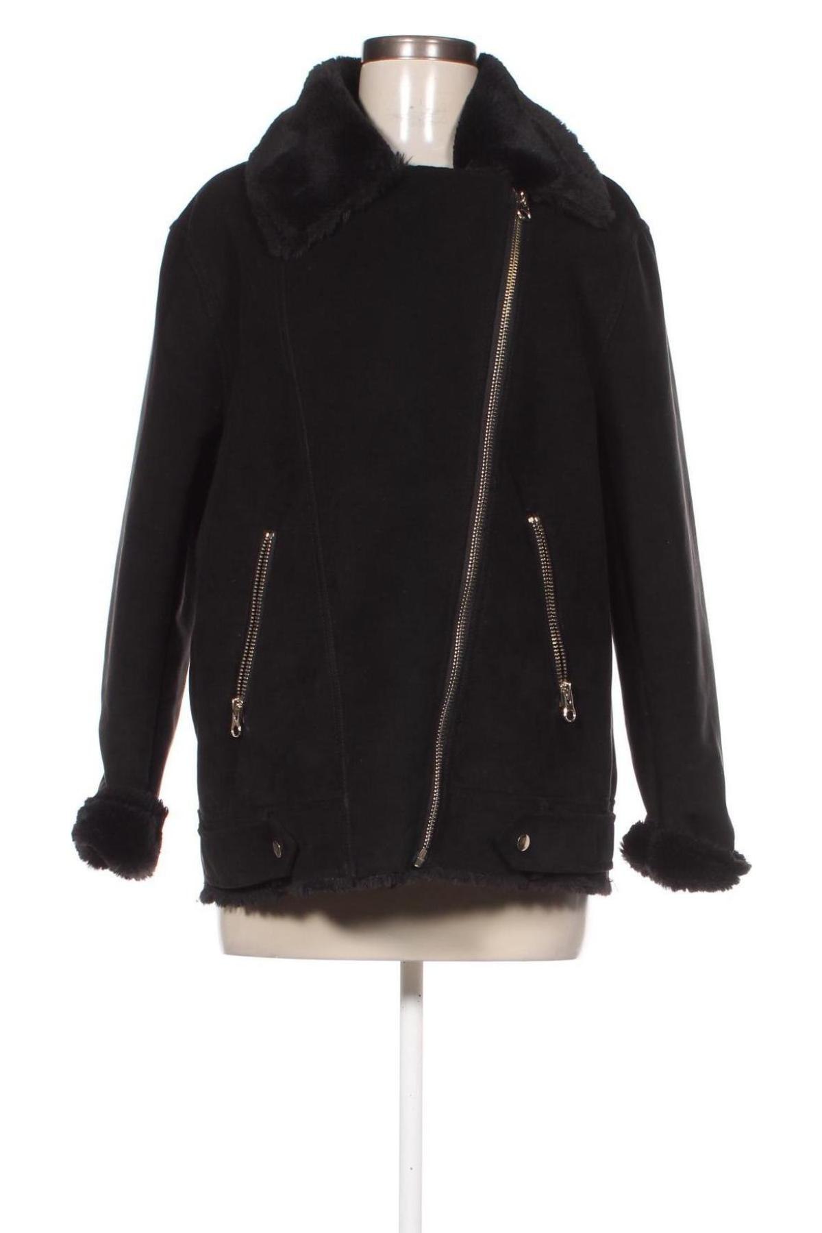 Damenmantel H&M Divided, Größe L, Farbe Schwarz, Preis € 31,99