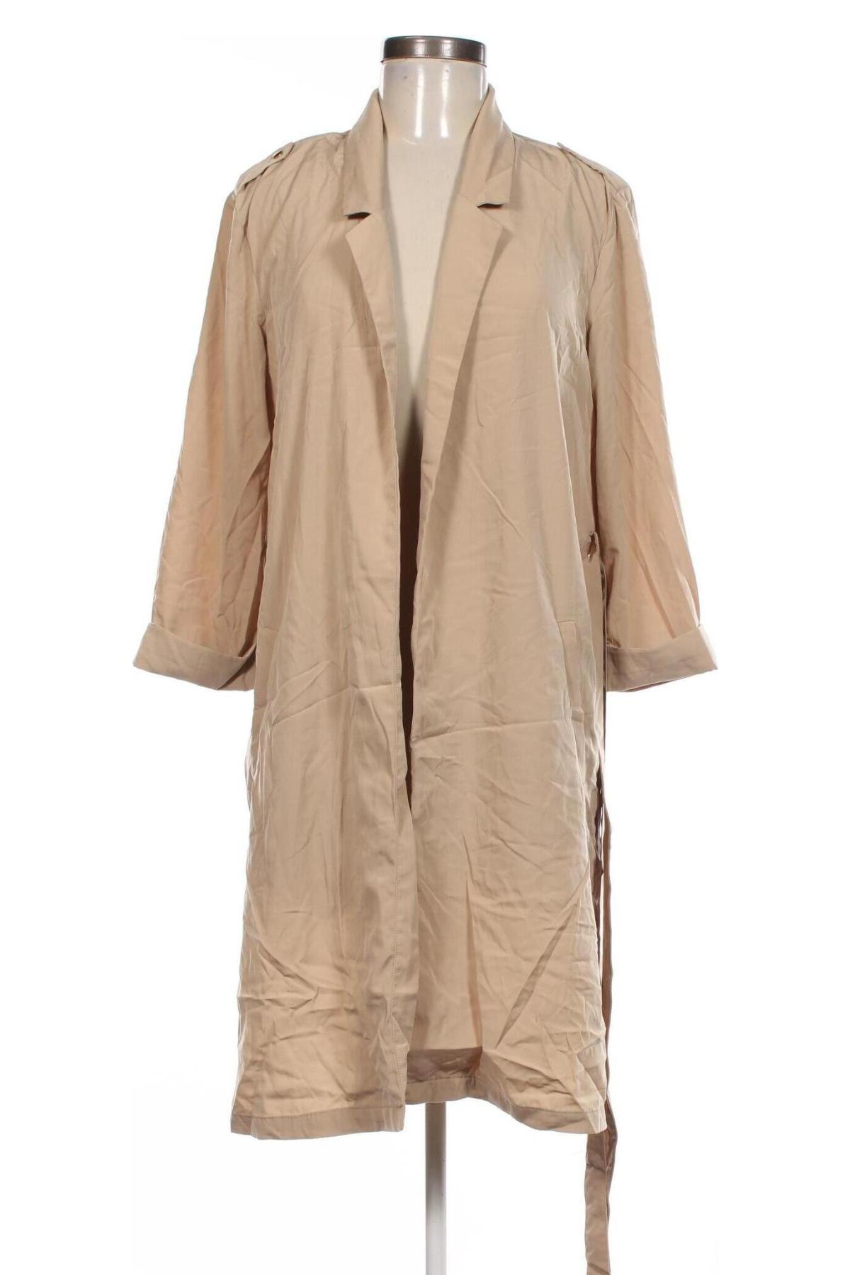 Damenmantel H&M Divided, Größe M, Farbe Beige, Preis 40,99 €