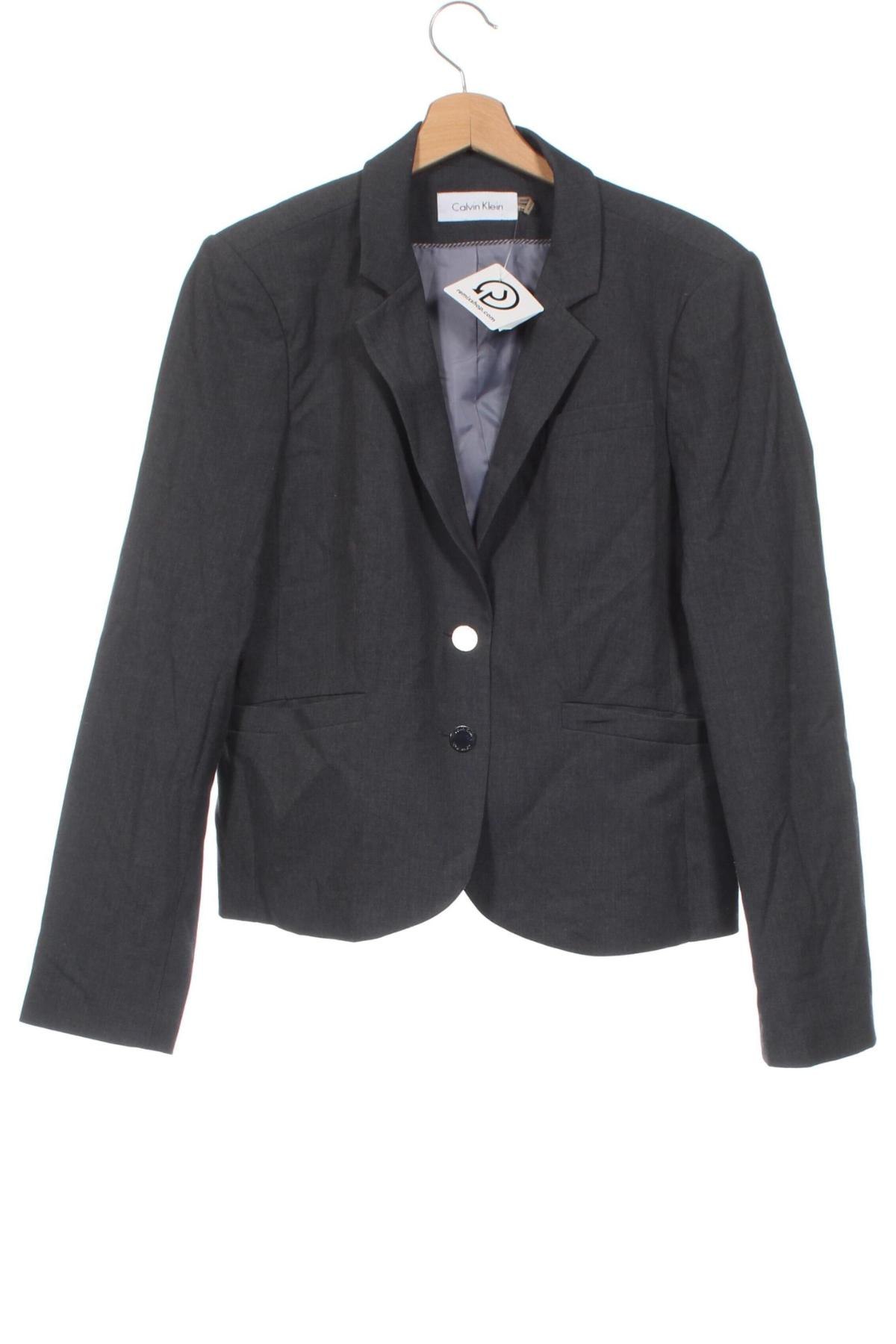 Damen Blazer Calvin Klein, Größe M, Farbe Grau, Preis 142,99 €