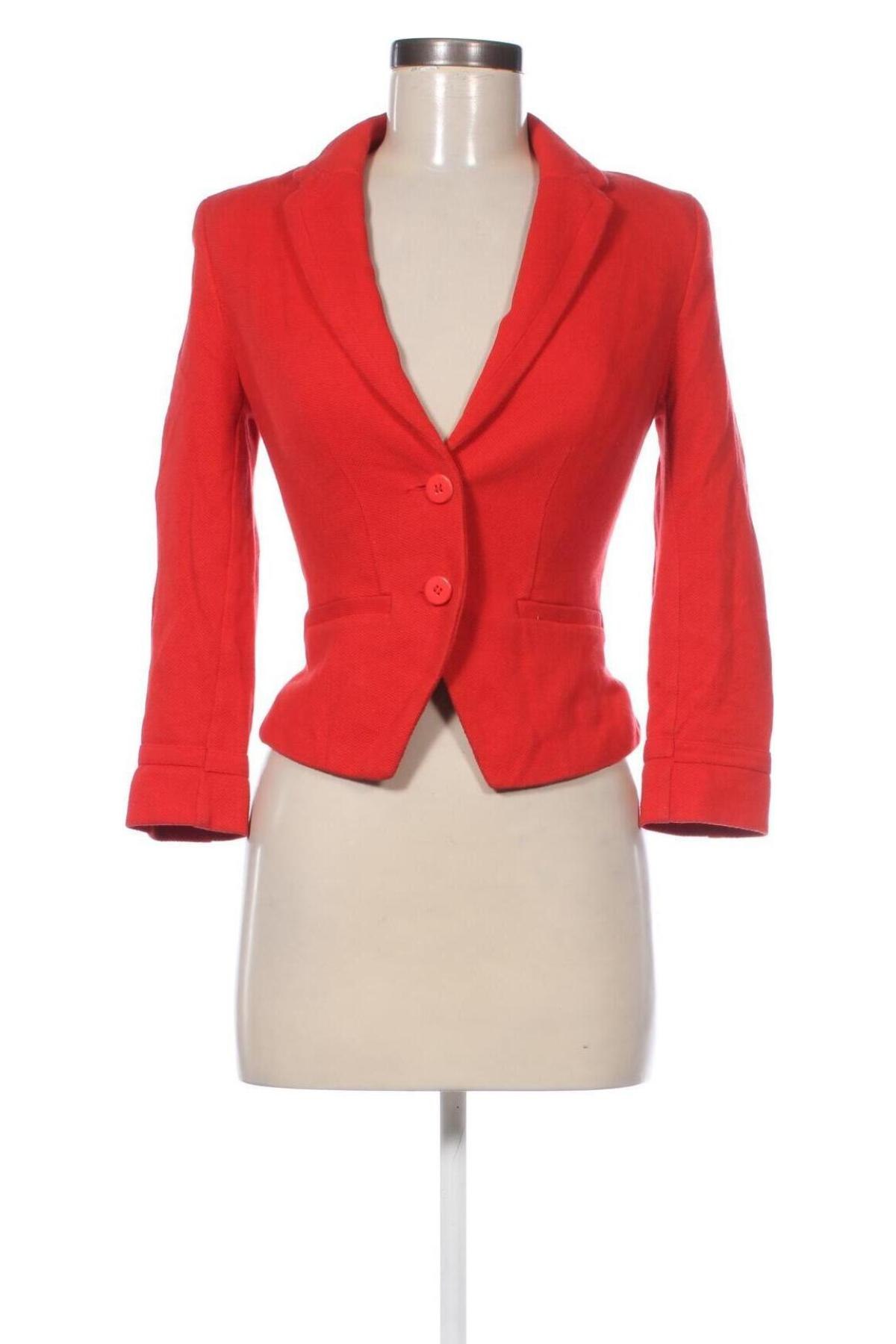 Damen Blazer H&M, Größe XS, Farbe Rot, Preis 33,99 €