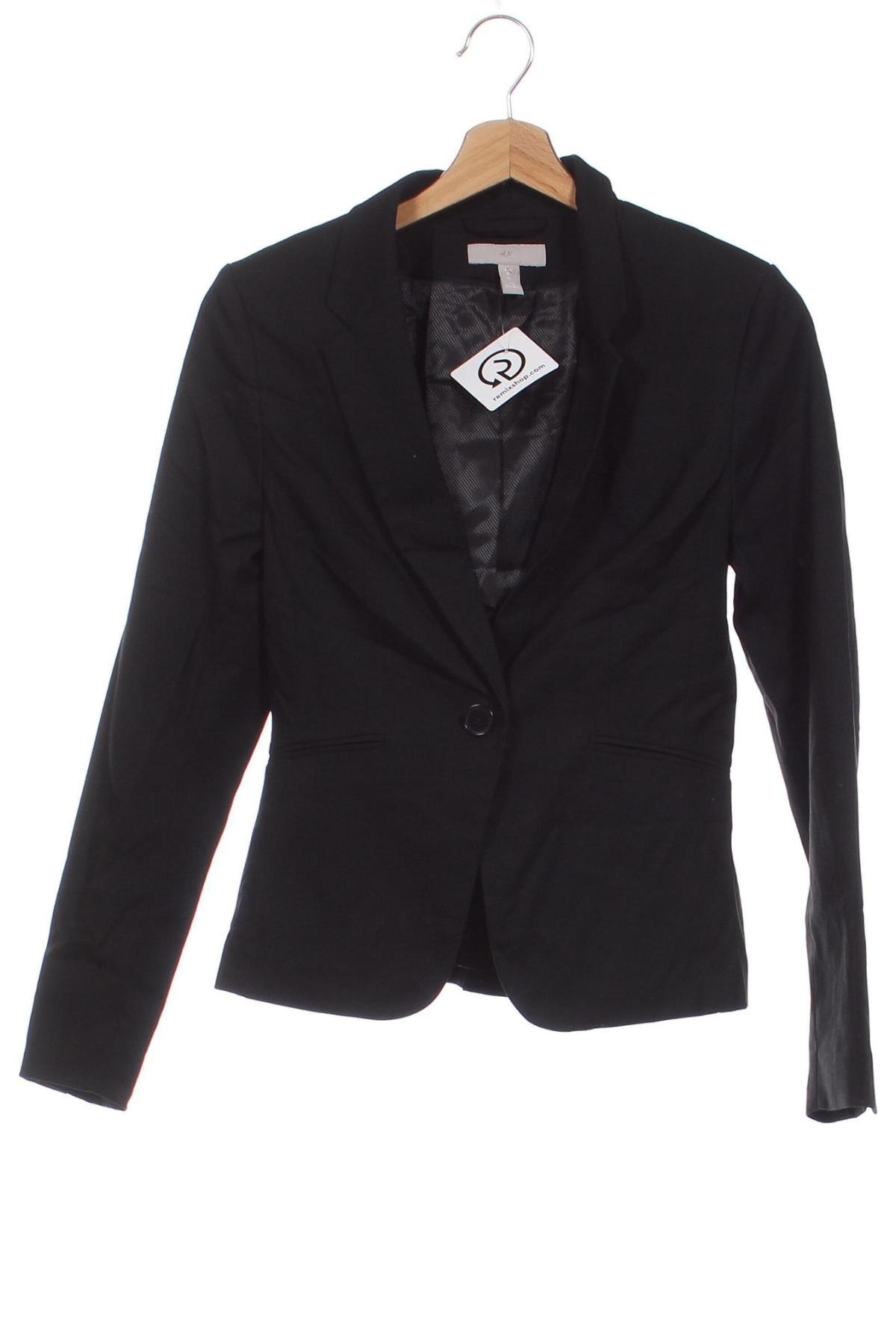 Damen Blazer H&M, Größe XS, Farbe Schwarz, Preis € 15,99