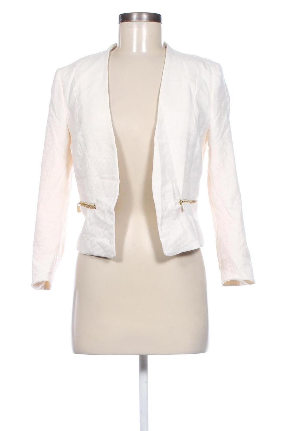 Damen Blazer H&M, Größe M, Farbe Ecru, Preis 33,99 €