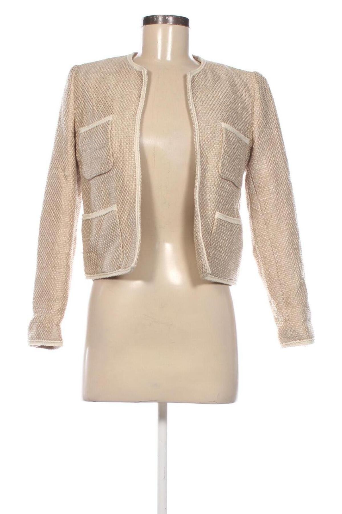 Damen Blazer Mango, Größe M, Farbe Beige, Preis 19,49 €