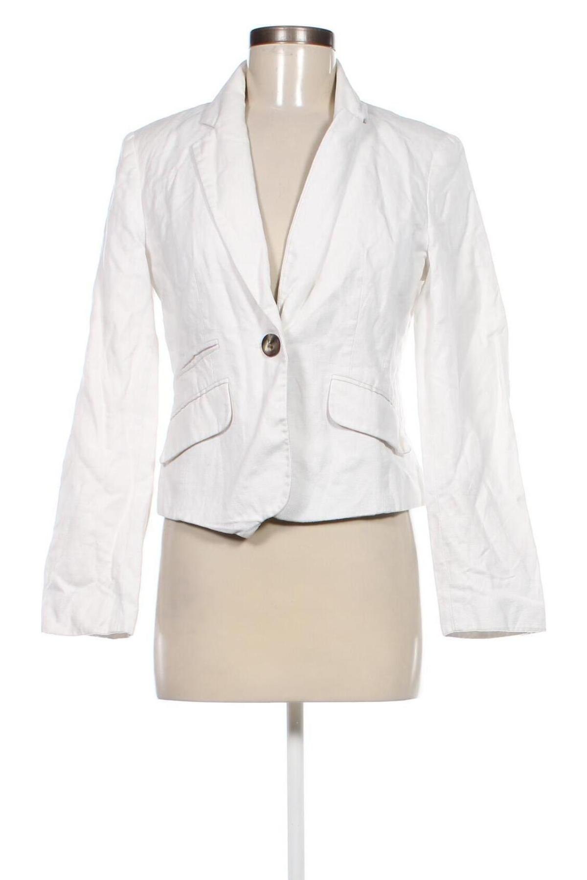 Damen Blazer Marks & Spencer Autograph, Größe M, Farbe Weiß, Preis 75,99 €