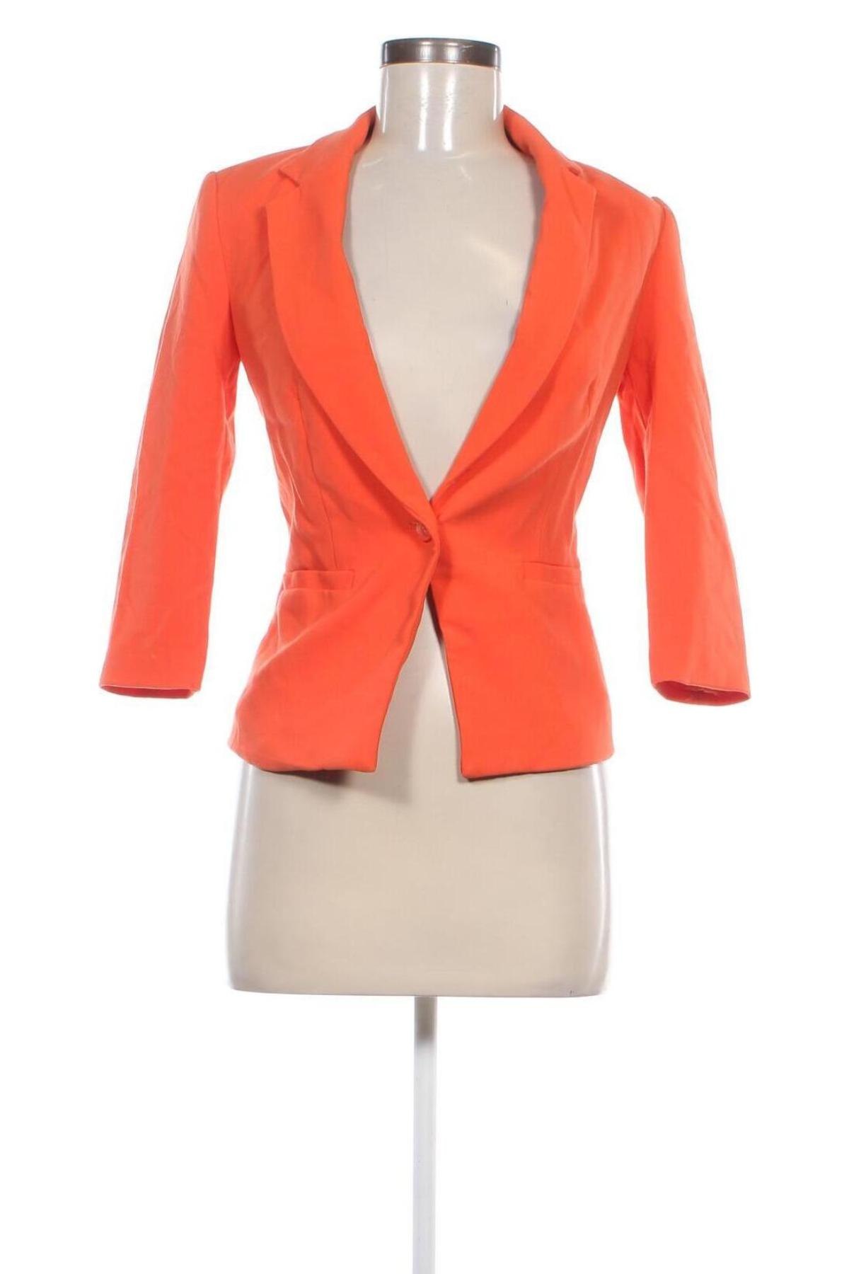 Damen Blazer ONLY, Größe S, Farbe Orange, Preis 28,99 €