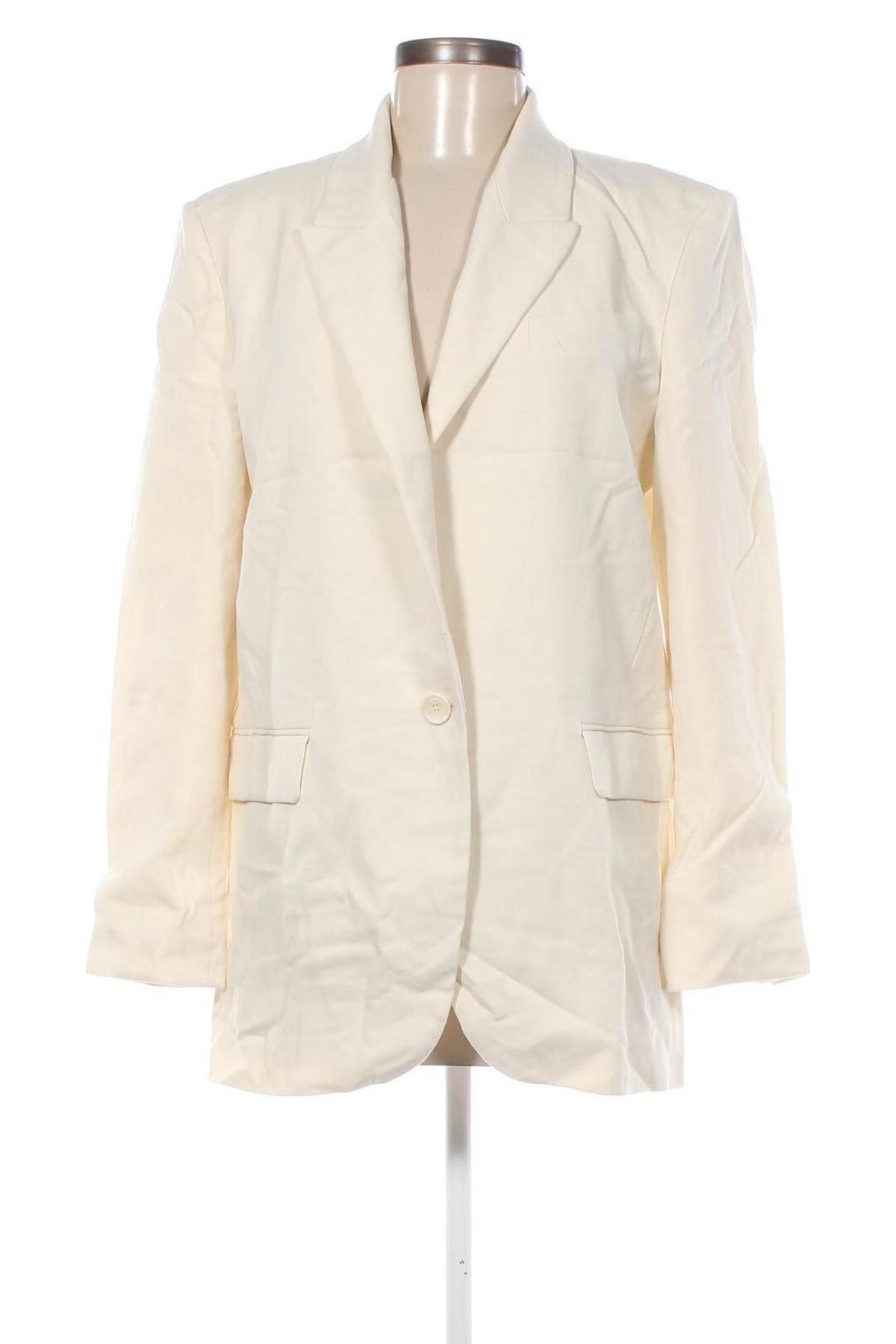 Damen Blazer Zara, Größe M, Farbe Ecru, Preis 17,49 €